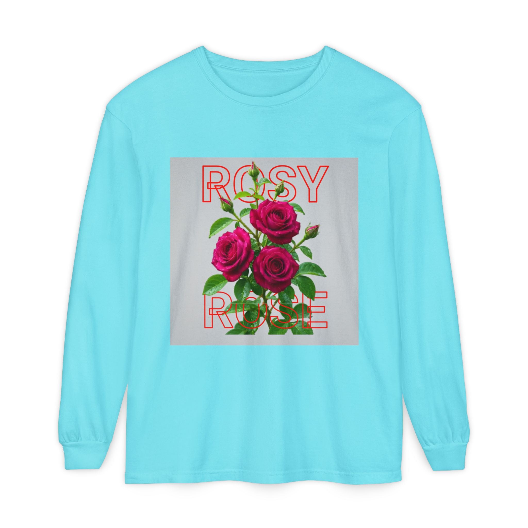 Rosy Rose Floral Long Sleeve Tee