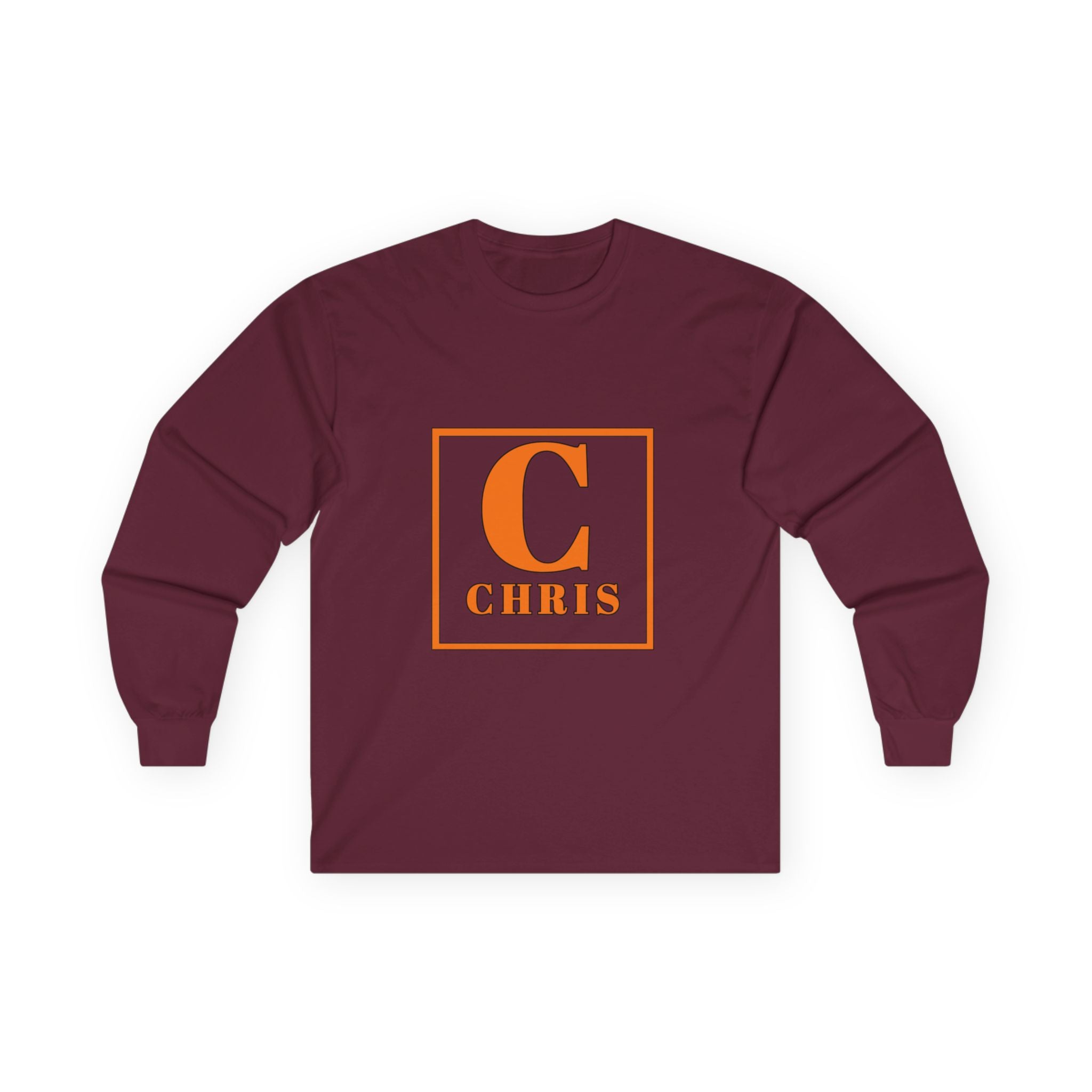 Monogram 'C' Chris Long Sleeve Tee — Personalized Initial Shirt