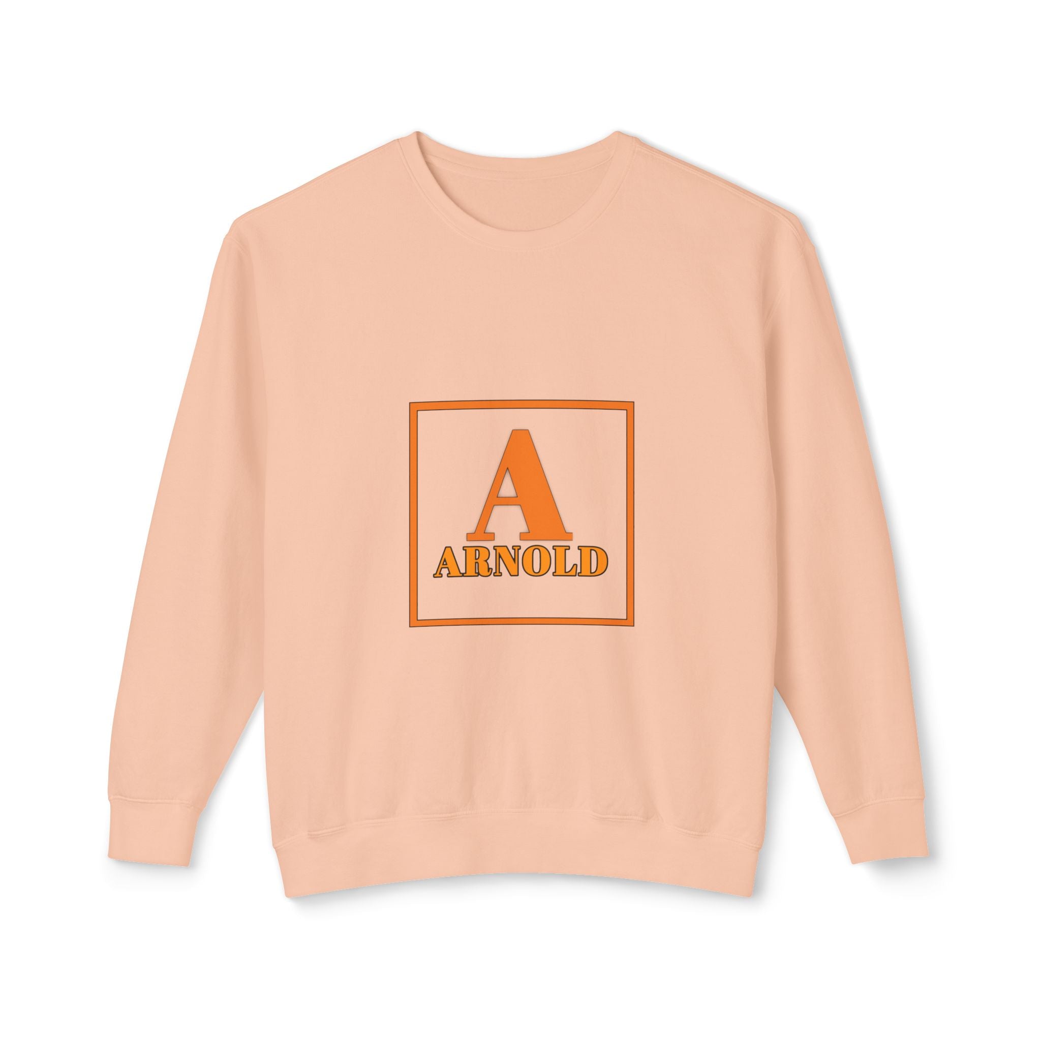 Arnold Monogram Crewneck Sweatshirt — Personalized Initial A Design