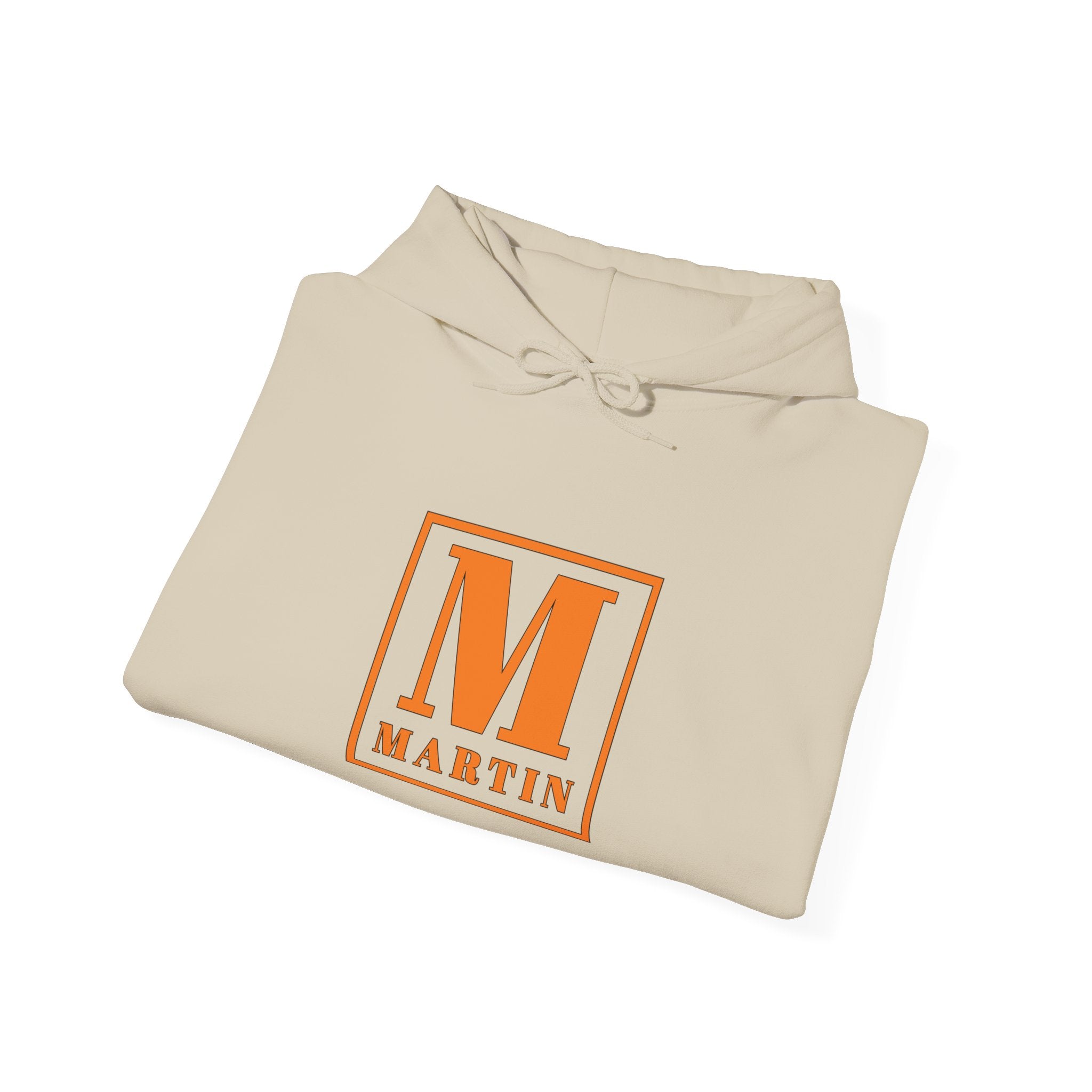 Monogram 'M Martin' Hoodie — Custom Initial Square Logo