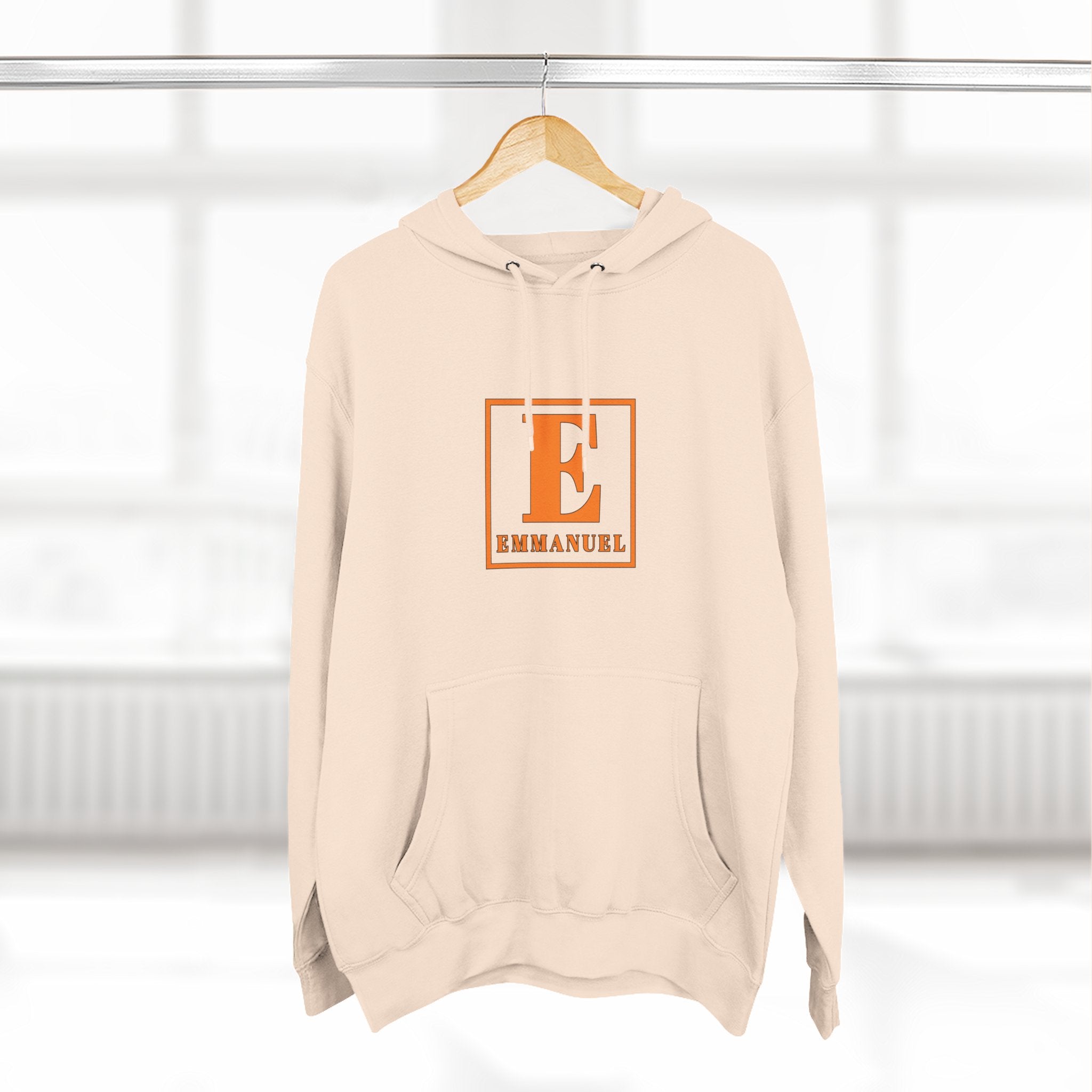 Emmanuel Letterbox Hoodie — Classic Christian Faith Pullover