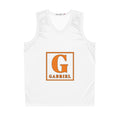 Personalized Gabriel Basketball Jersey — Orange Block Letter G