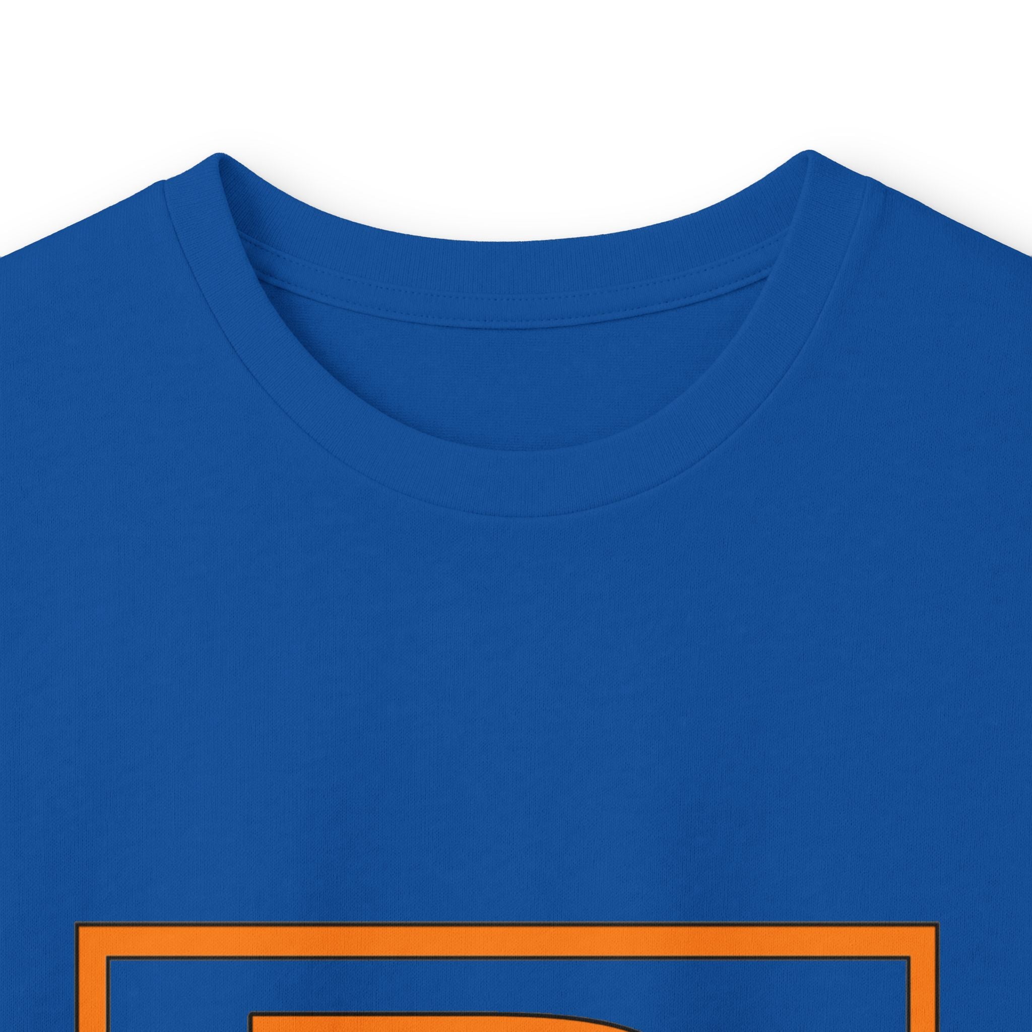 Richard Monogram Long Sleeve Tee — Retro Orange Initial R Shirt