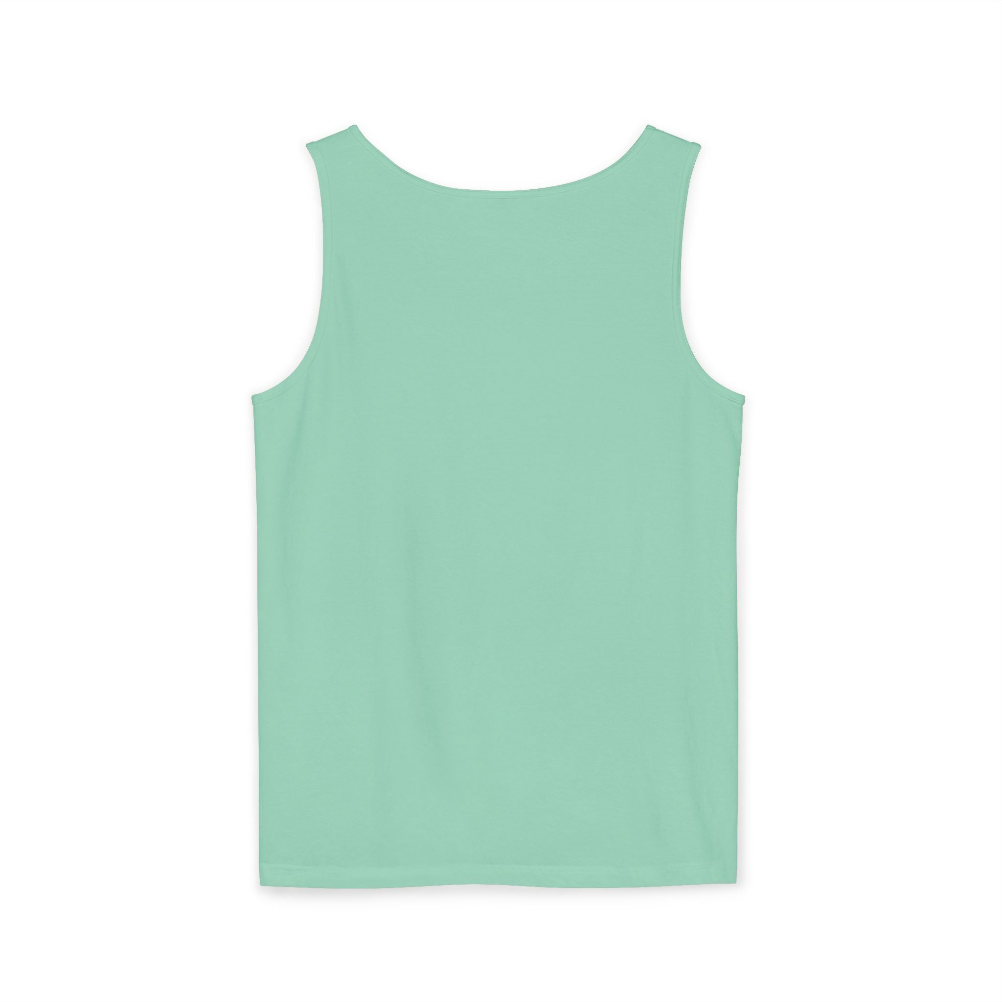 Ben Monogram Tank Top — Orange Initial B Vintage Box Graphic