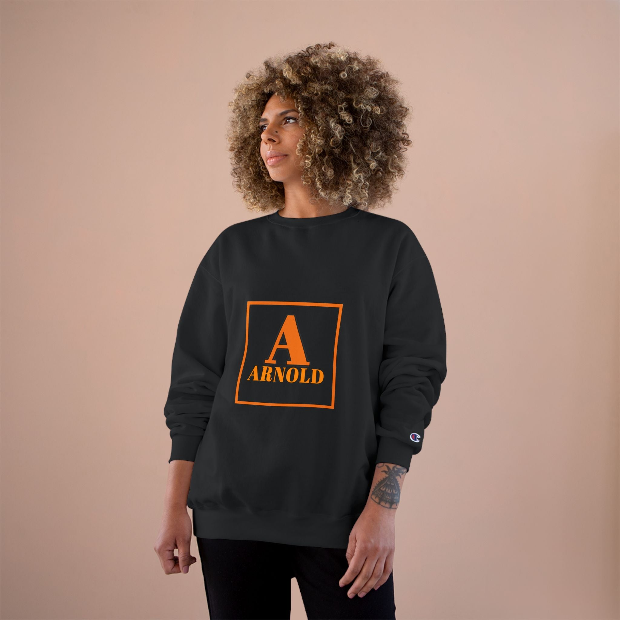 Arnold Letterman Sweatshirt – Personalized A Monogram Champion Crewneck