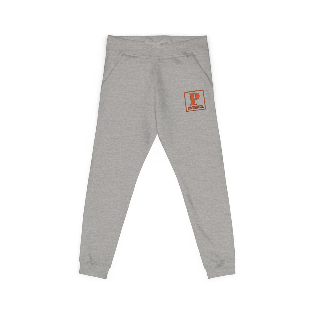 Embroidered 'B' Logo Fleece Sweatpants — Cozy Casual Joggers