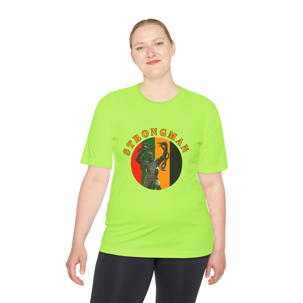 Strongman Kettlebell Tee — Athletic Moisture‑Wicking Gym Shirt