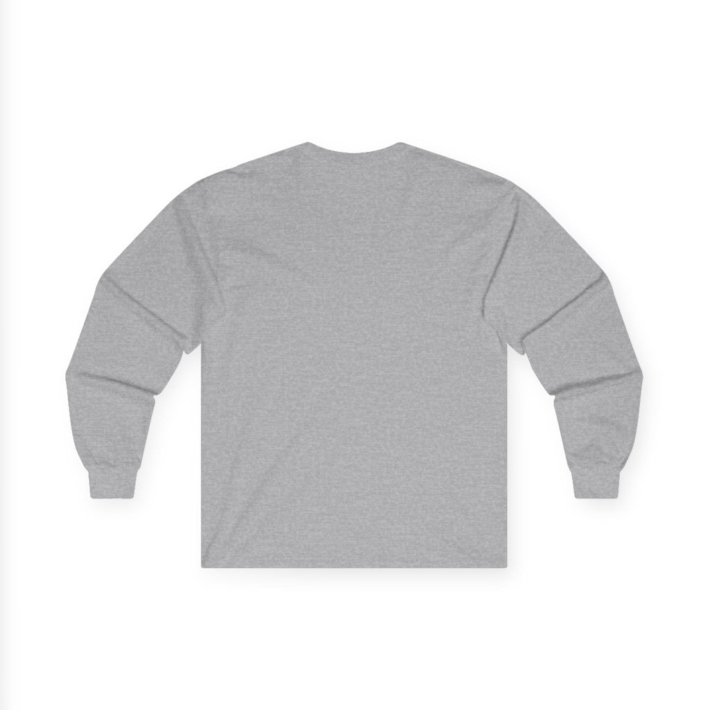 Ben Monogram Long Sleeve Tee — Orange Block Initial B Shirt