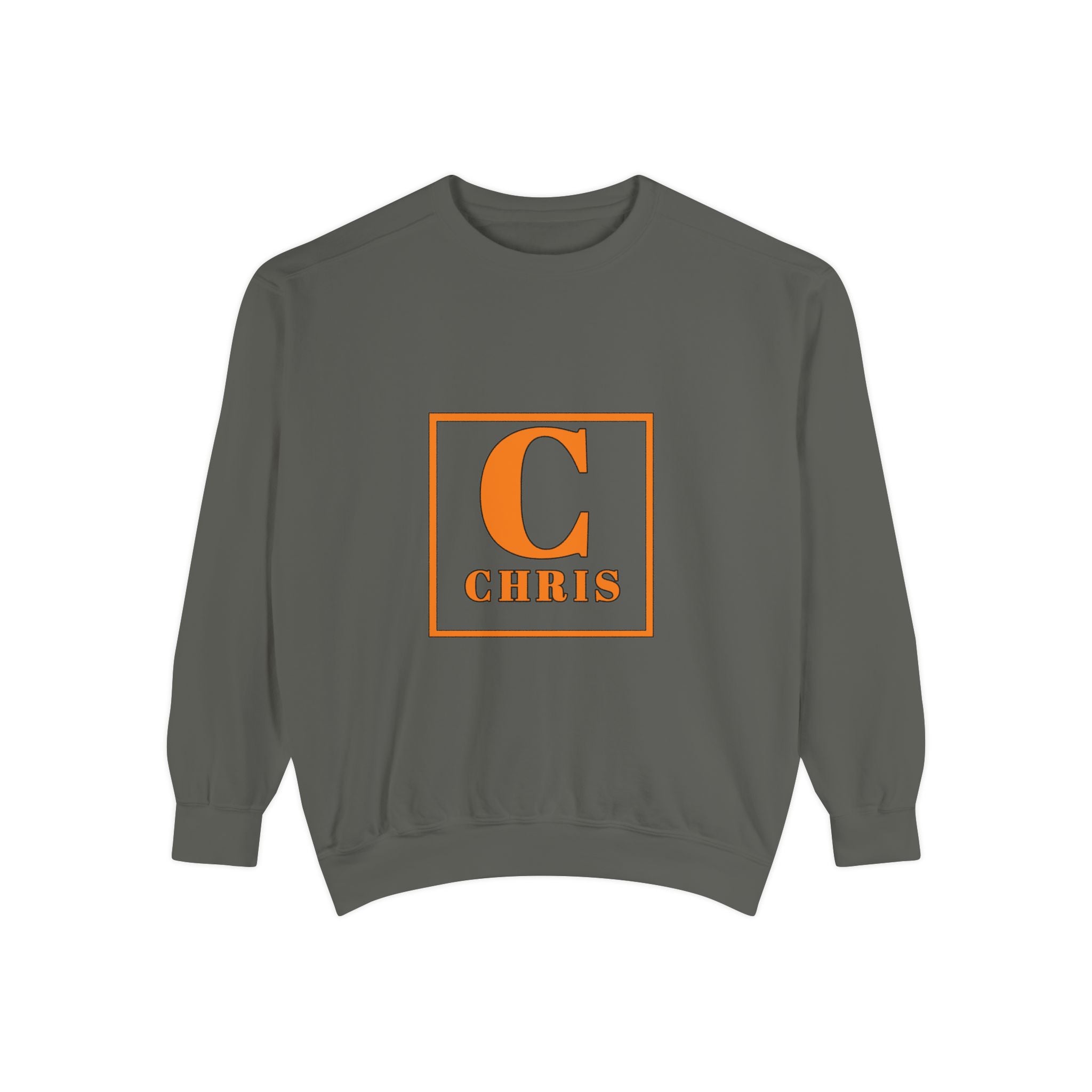 Personalized 'C' Initial Sweatshirt — Chris Monogram Crewneck