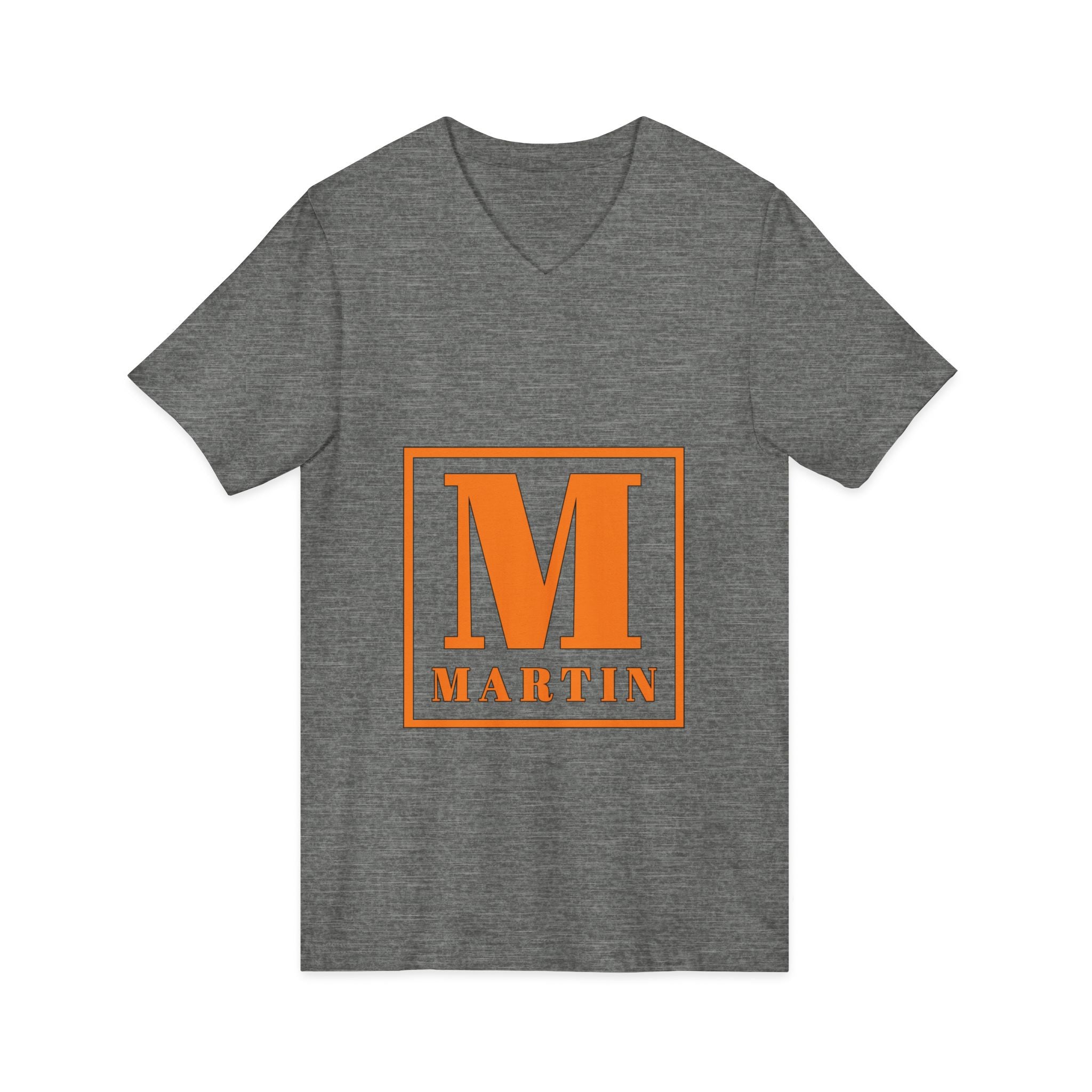 Monogram M Martin V-Neck Tee — Personalized Initial Shirt