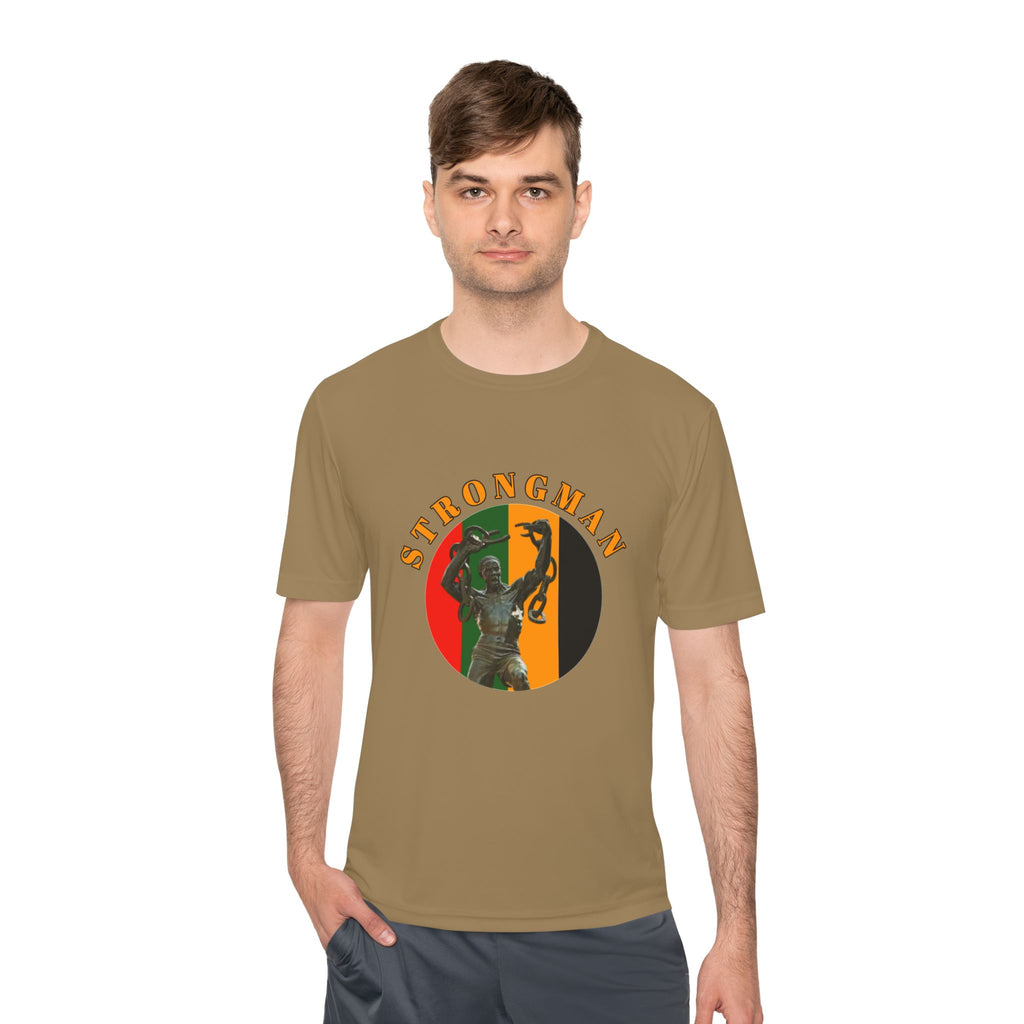 Strongman Kettlebell Tee — Athletic Moisture‑Wicking Gym Shirt