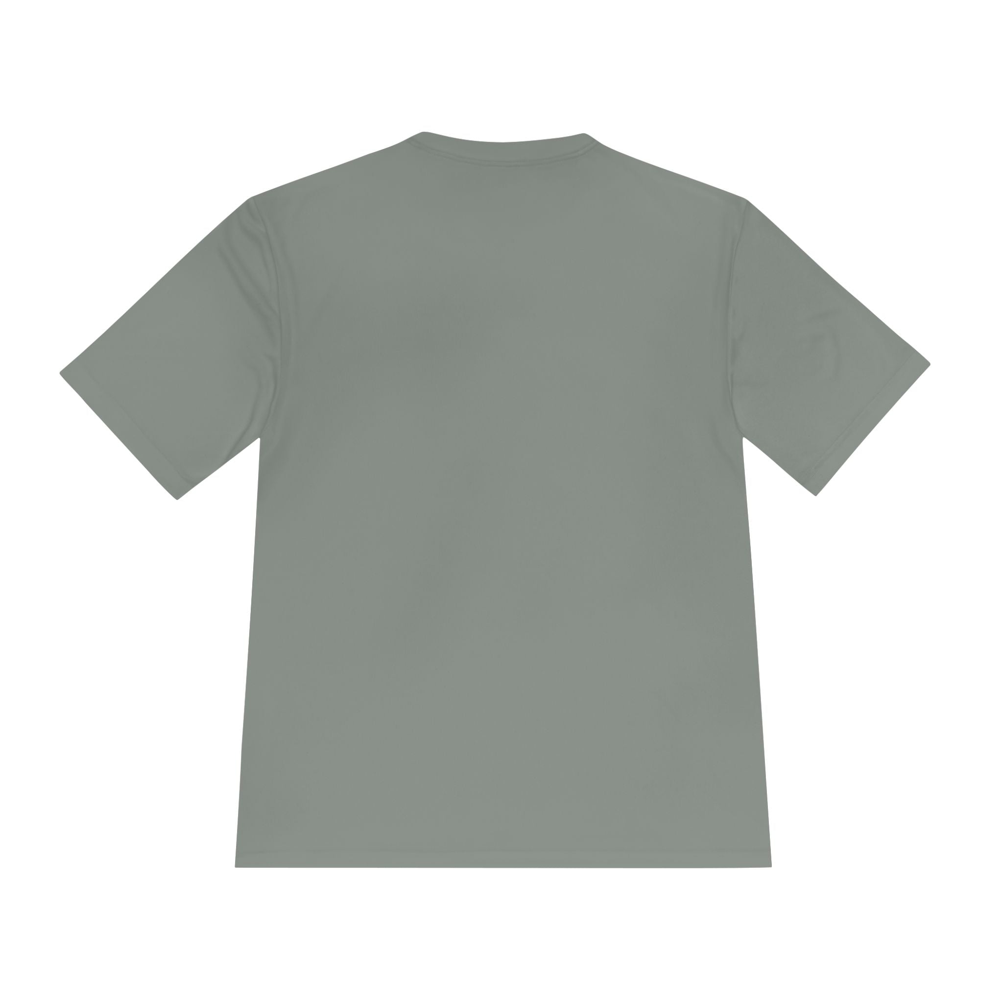 Steve Monogram Performance Tee — Orange Initial S Graphic