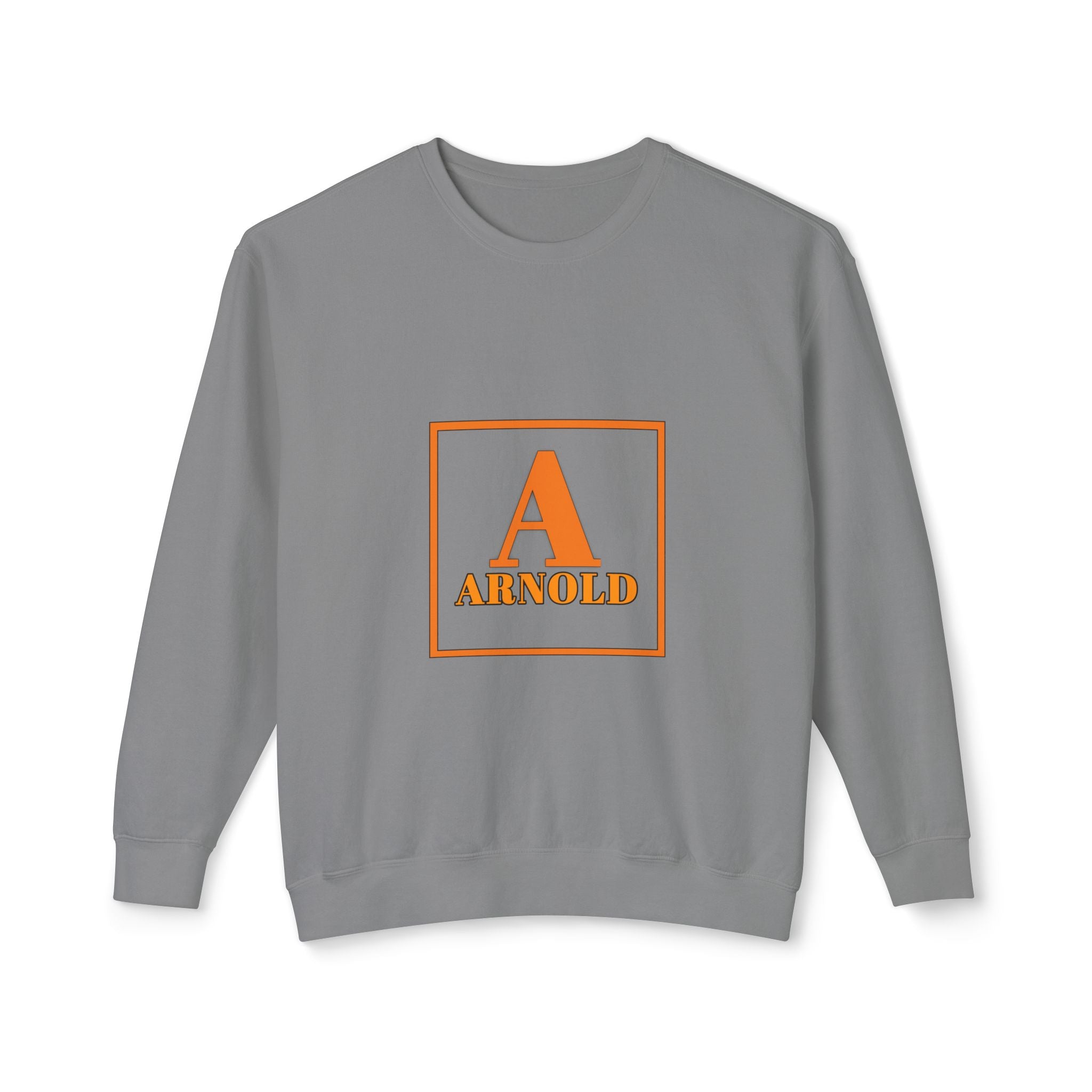 Arnold Monogram Crewneck Sweatshirt — Personalized Initial A Design