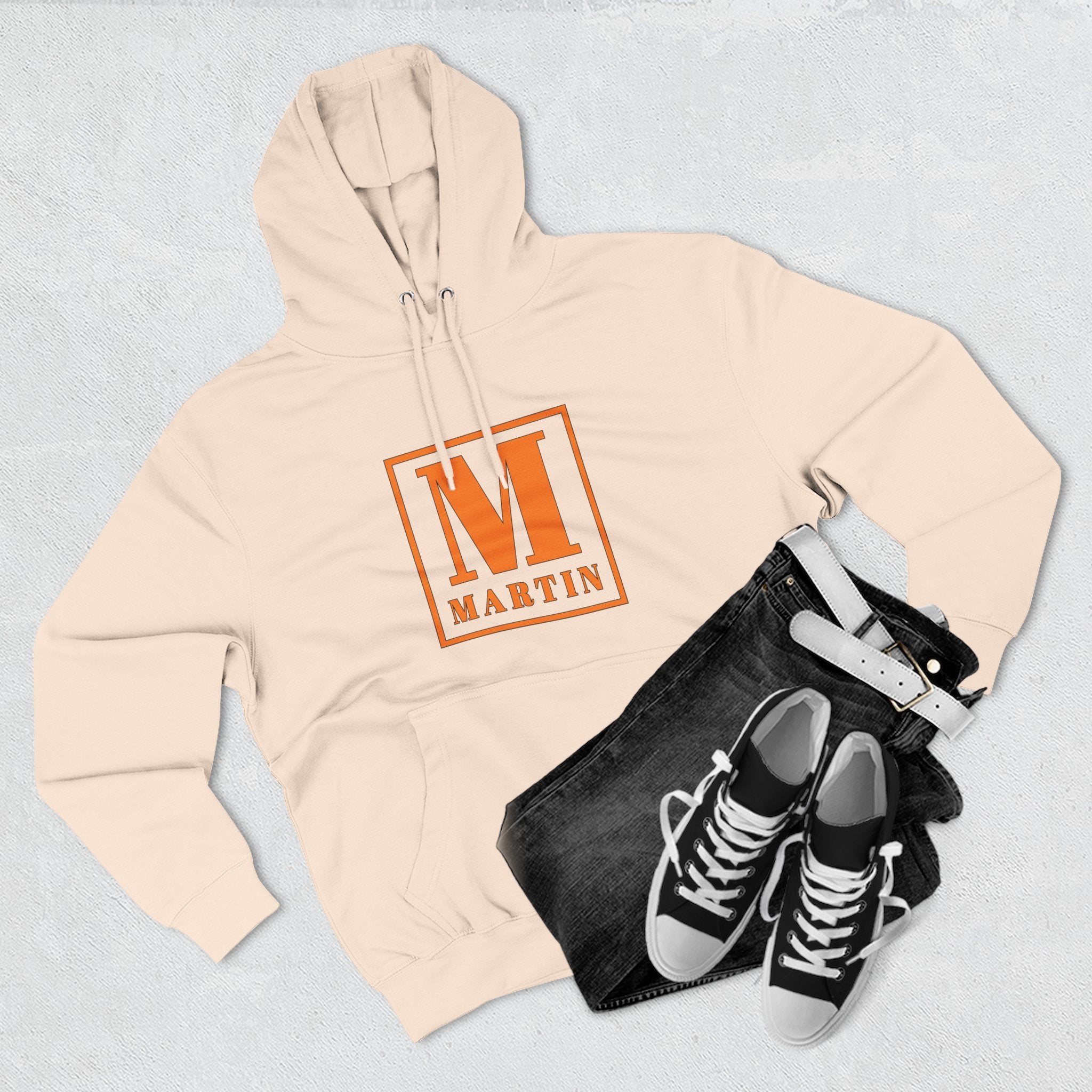 Monogram 'M Martin' Hoodie — Personalized Initial Pullover