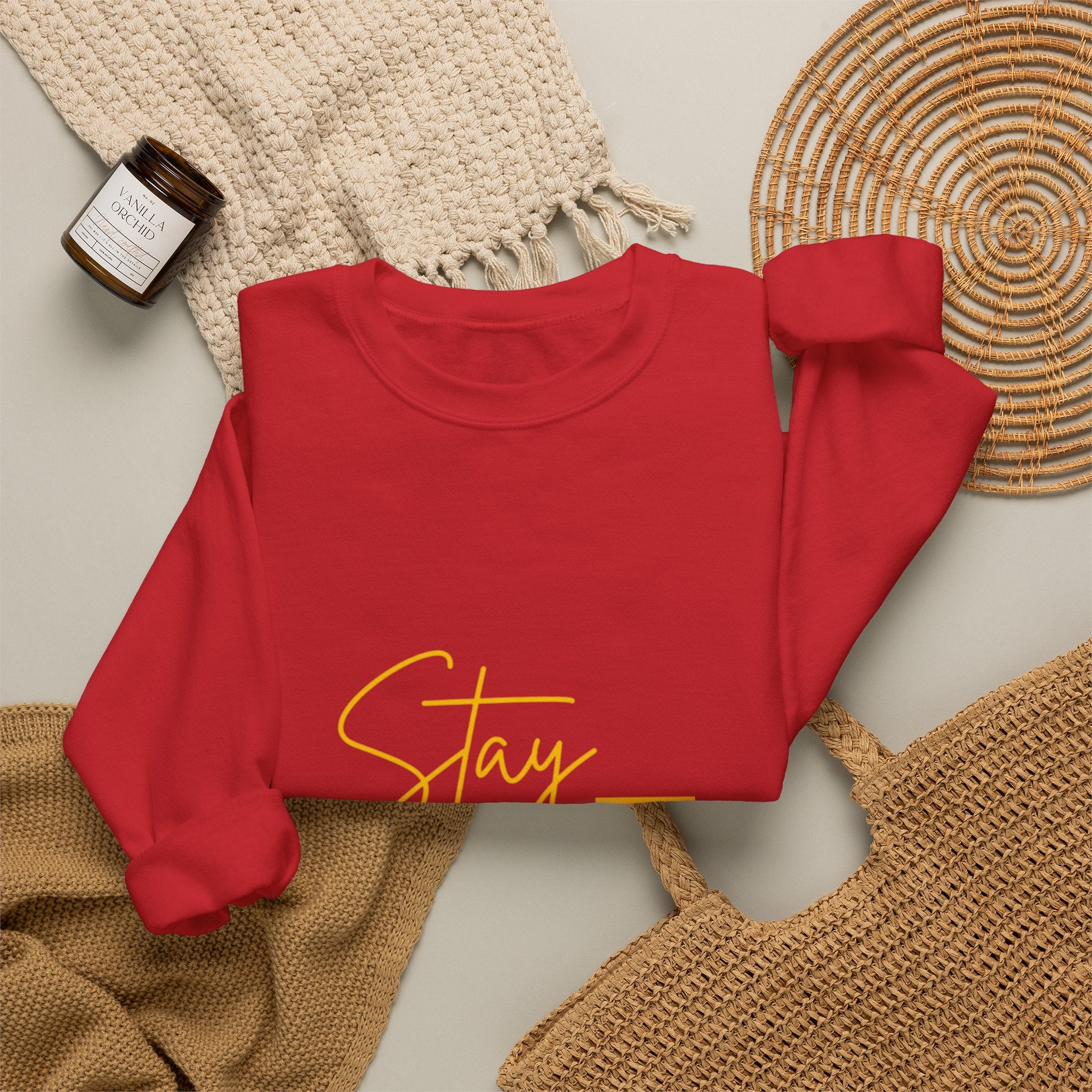 Stay Active Sweatshirt — Motivational Crewneck Pullover
