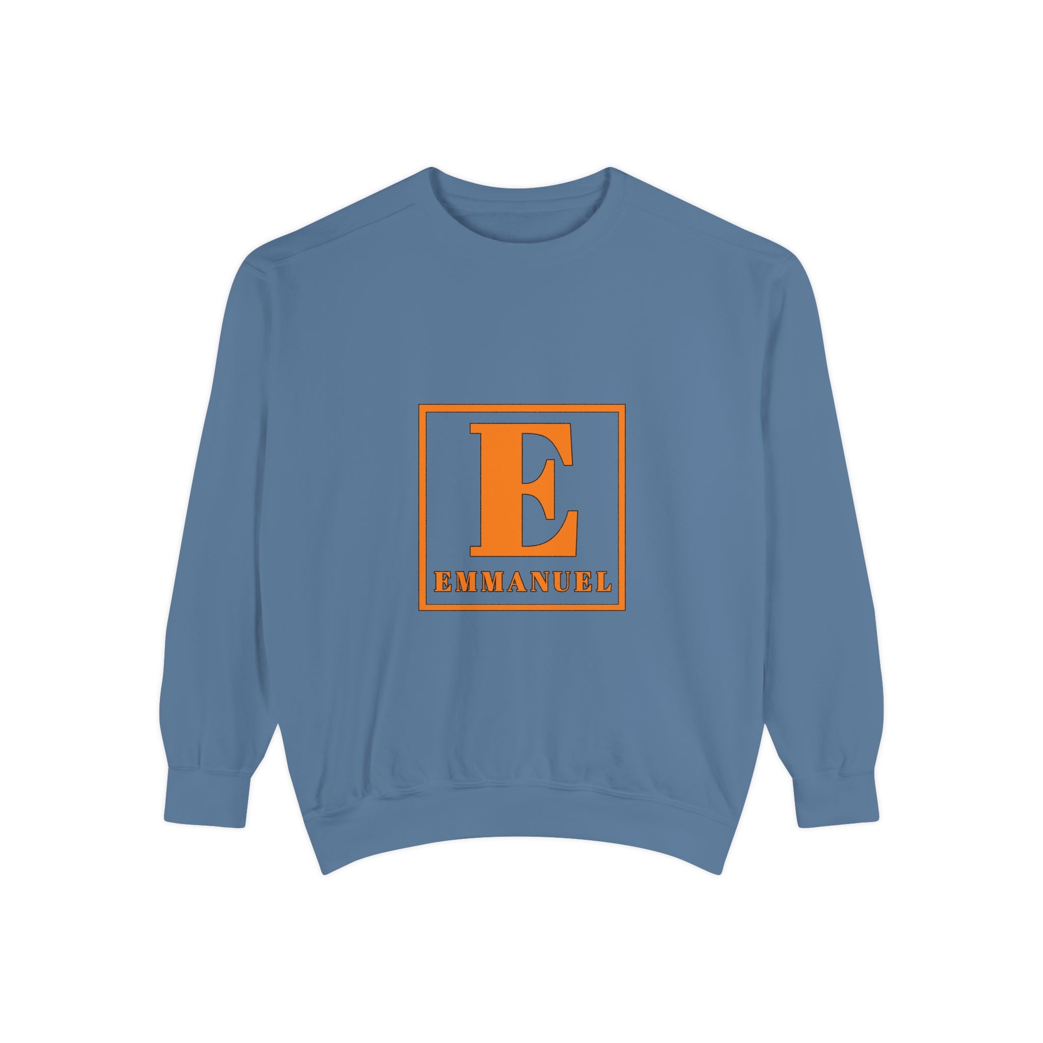 Emmanuel Monogram Sweatshirt — Classic E Letter Christian Crewneck