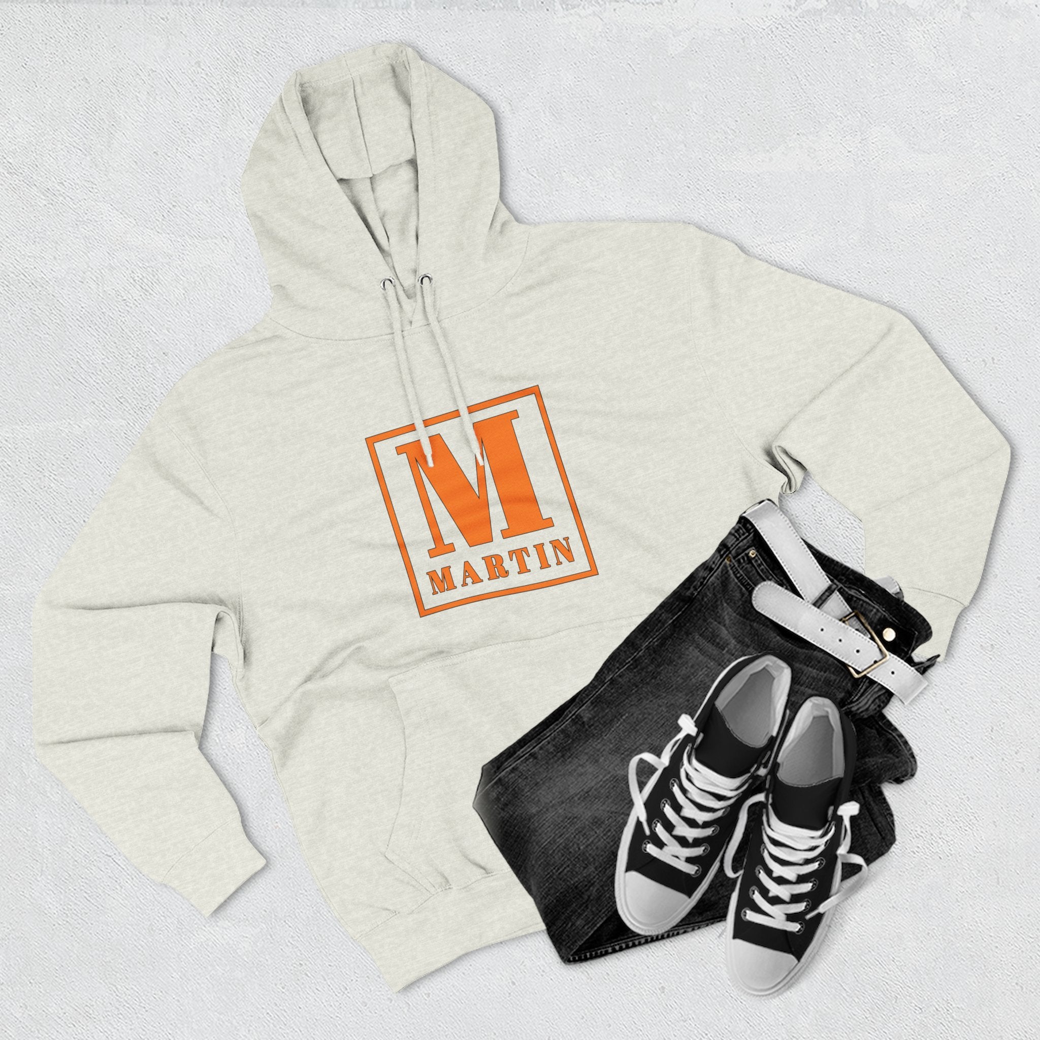 Monogram 'M Martin' Hoodie — Personalized Initial Pullover
