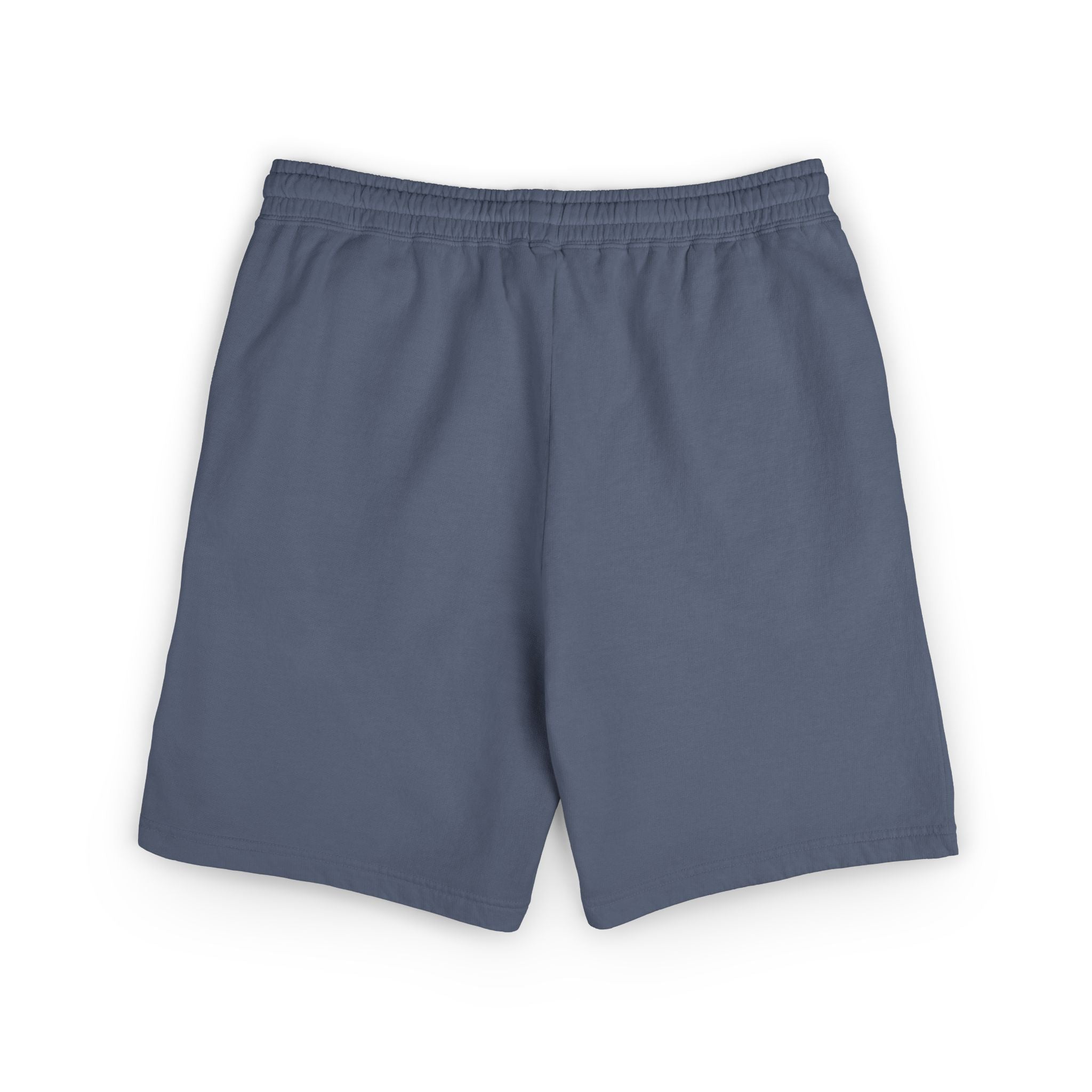 Lightweight Garment-Dyed Fleece Shorts — Minimal Block 'B' Logo