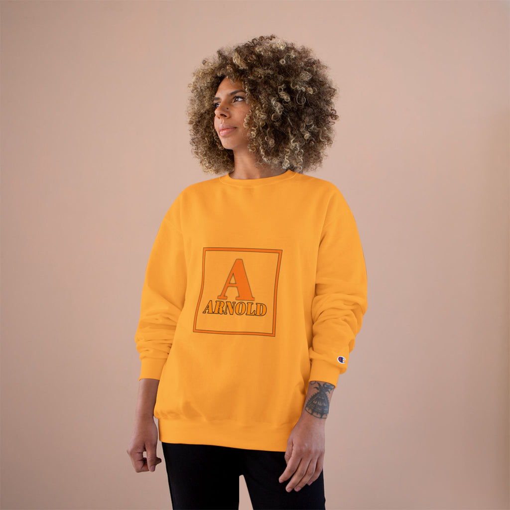 Arnold Letterman Sweatshirt – Personalized A Monogram Champion Crewneck