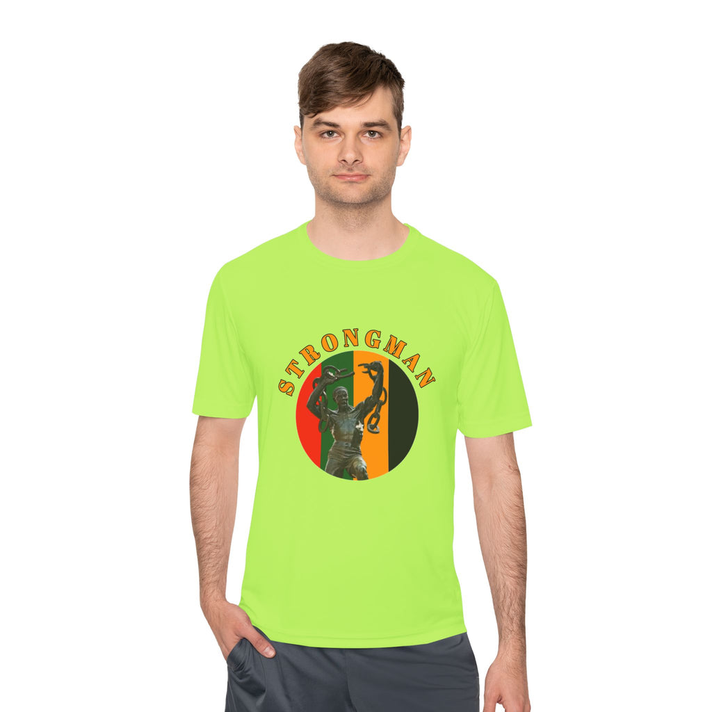 Strongman Kettlebell Tee — Athletic Moisture‑Wicking Gym Shirt