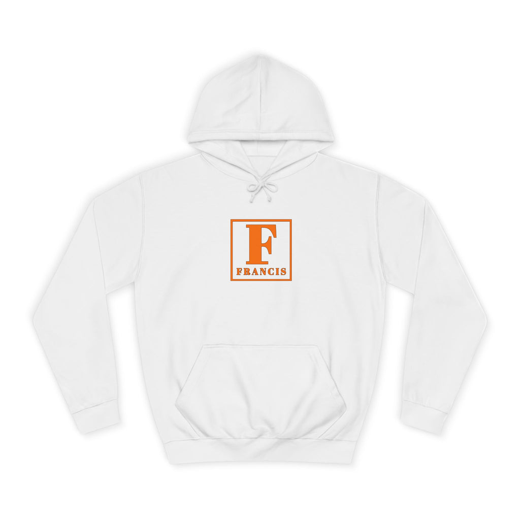 Francis Initial Hoodie - College Letter F Monogram Sweatshirt