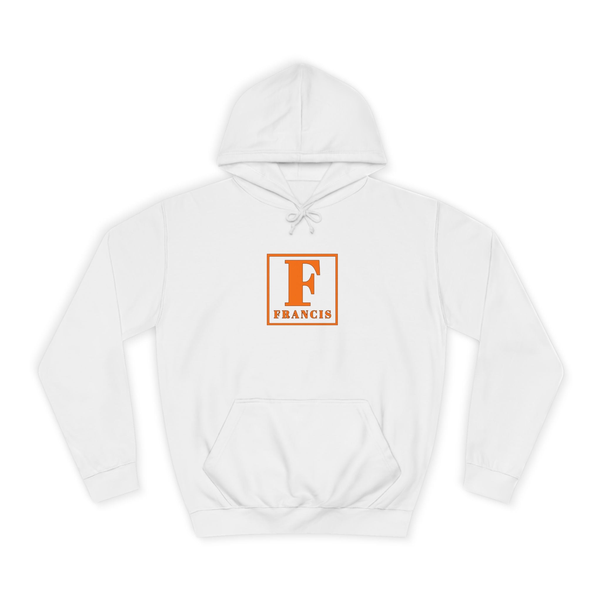 Francis Initial Hoodie - College Letter F Monogram Sweatshirt