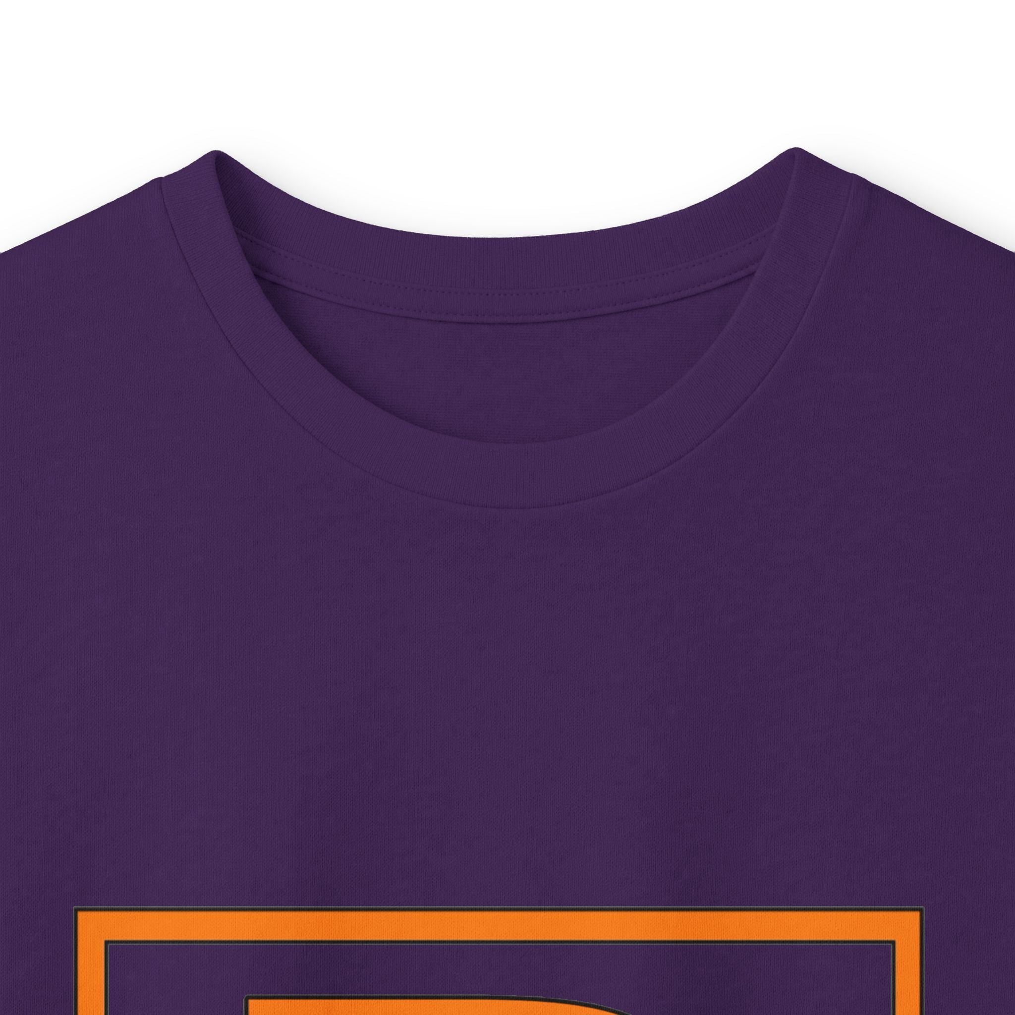 Richard Monogram Long Sleeve Tee — Retro Orange Initial R Shirt