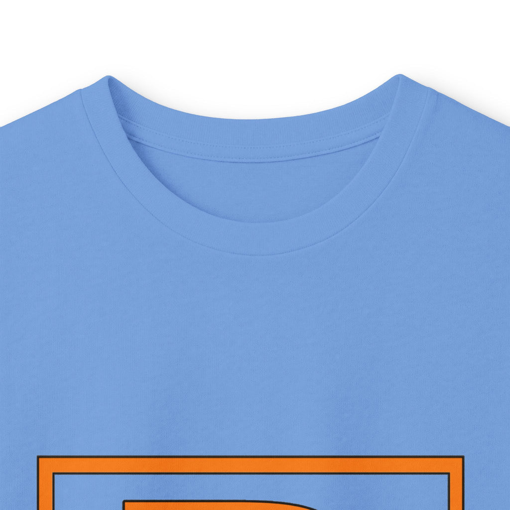 Richard Monogram Long Sleeve Tee — Retro Orange Initial R Shirt