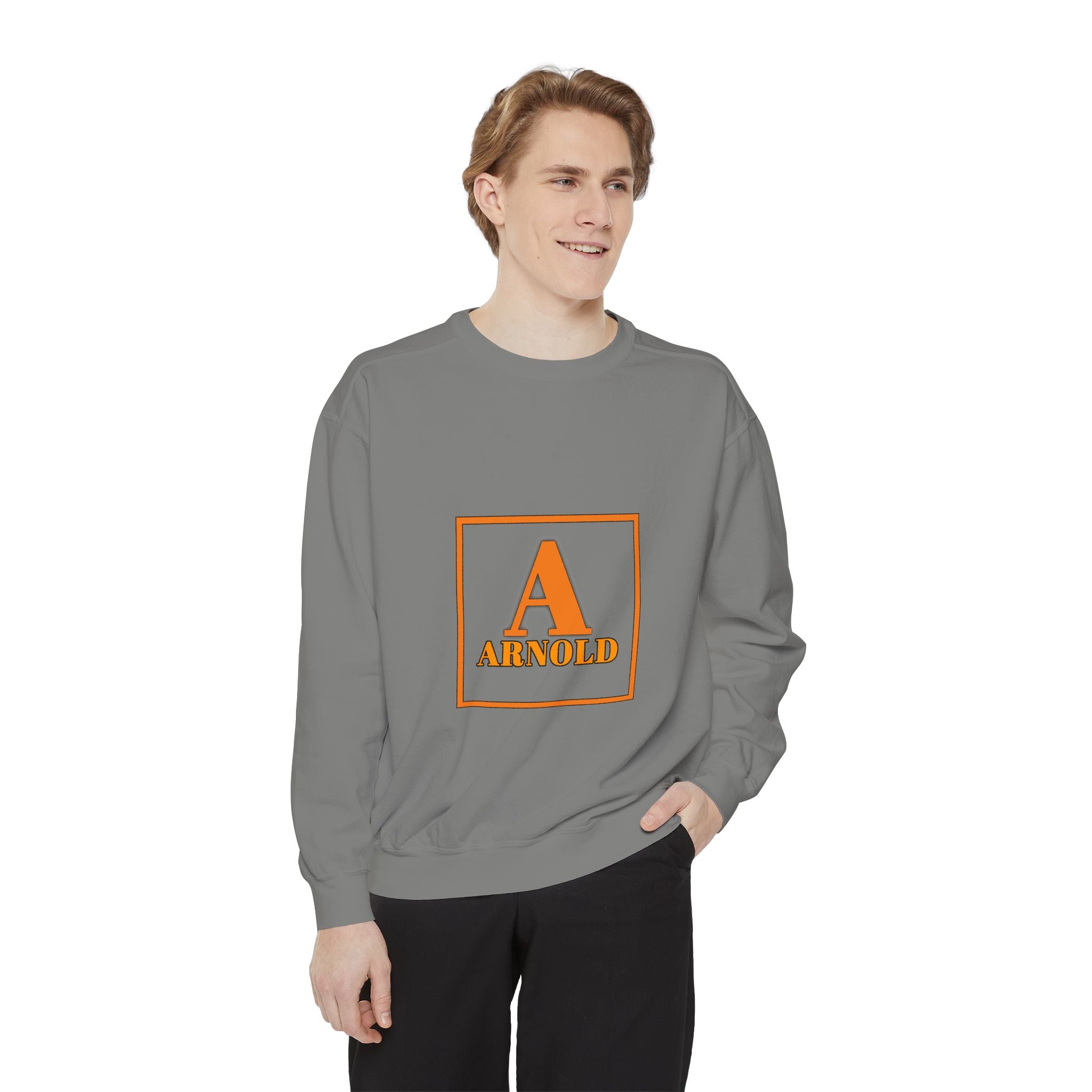Arnold Monogram Sweatshirt — Personalized Initial A Crewneck