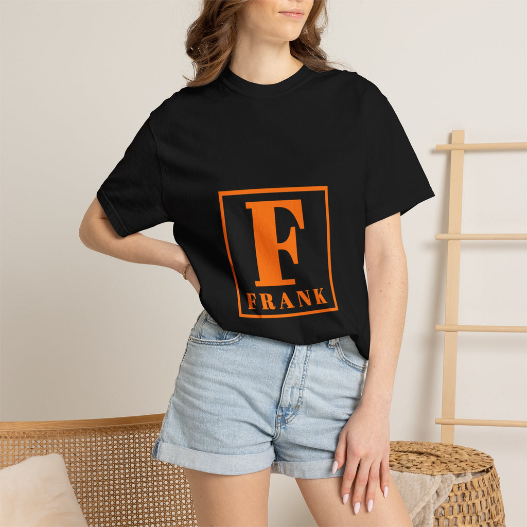 Frank Monogram T-Shirt — Classic Block Letter Initial Tee
