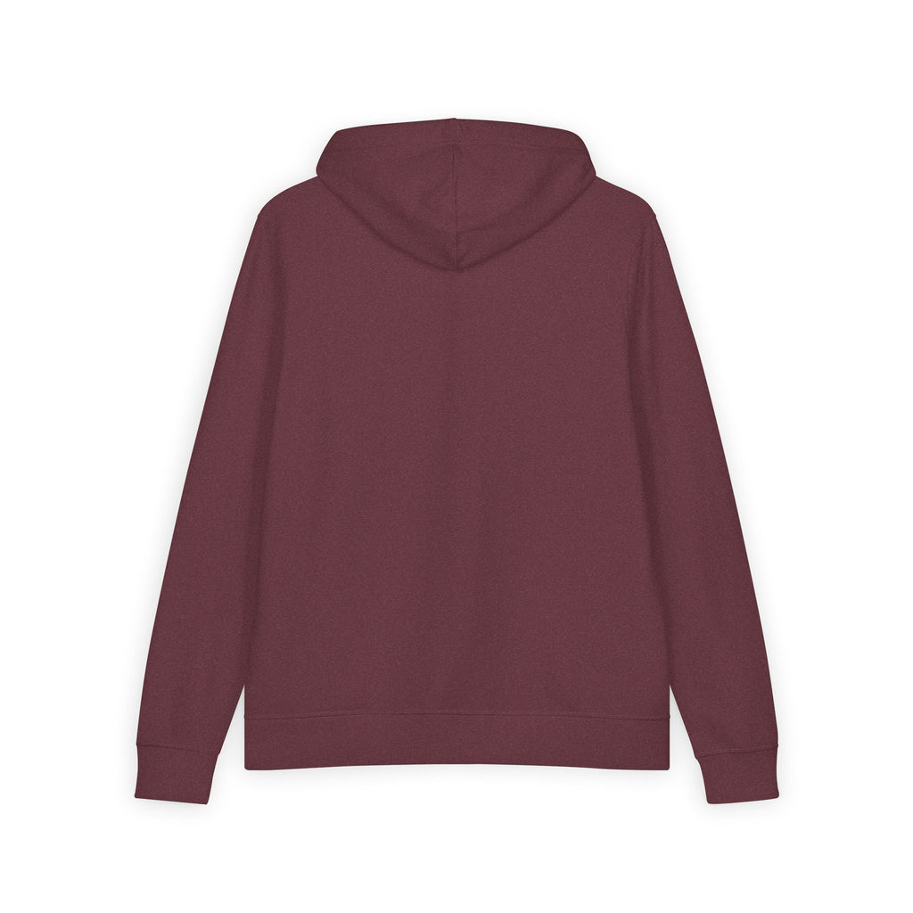 Men's Full-Zip Hoodie — Small Rustic Camper Patch Logo