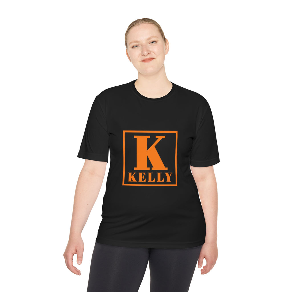 Kelly Block Initials Performance Tee