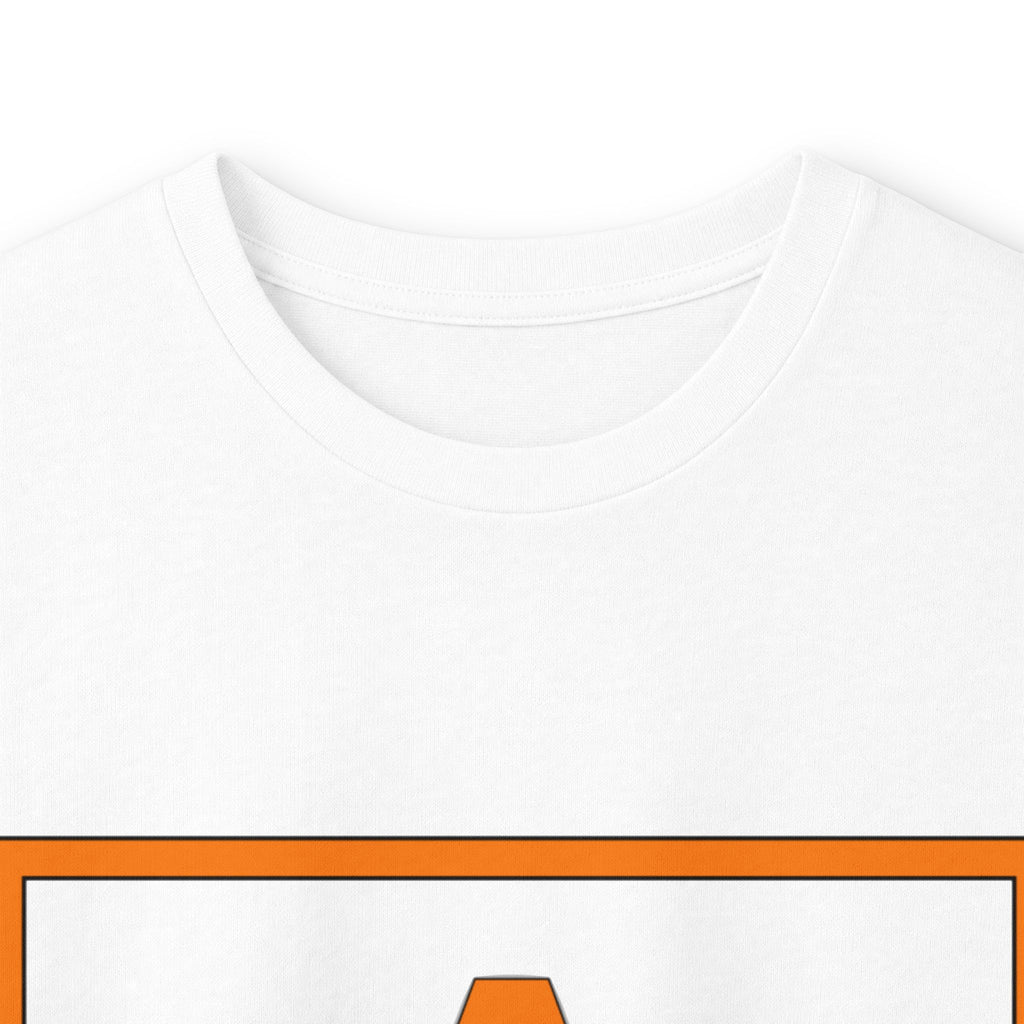 Arnold Monogram Long Sleeve Tee — Retro Orange Block Initial