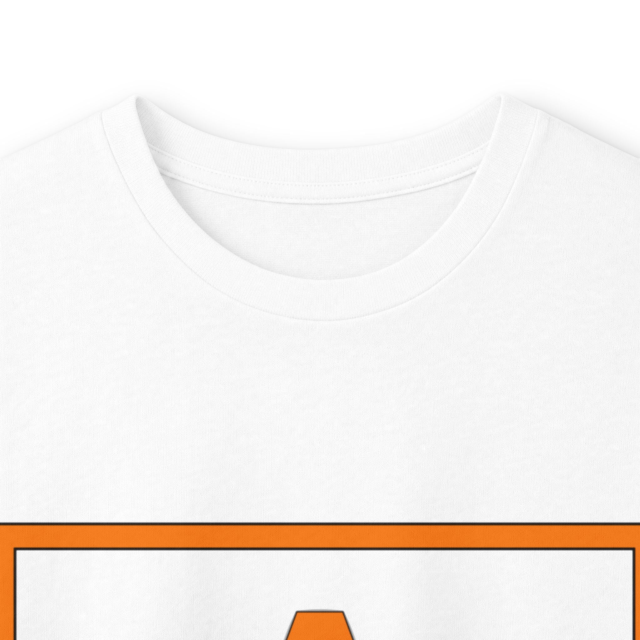 Arnold Monogram Long Sleeve Tee — Retro Orange Block Initial