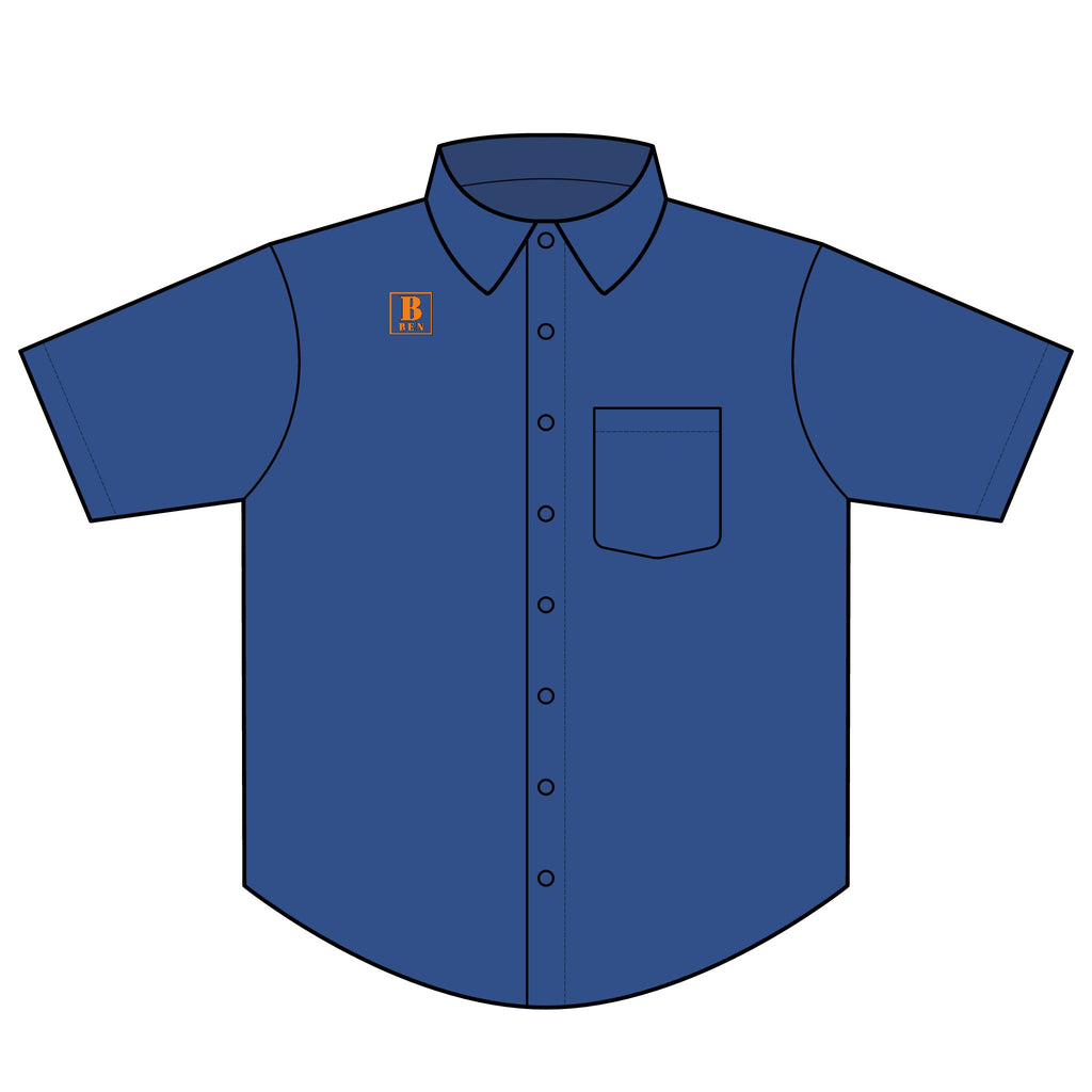Short Sleeve Twill Shirt — Classic Lightweight Work Shirt