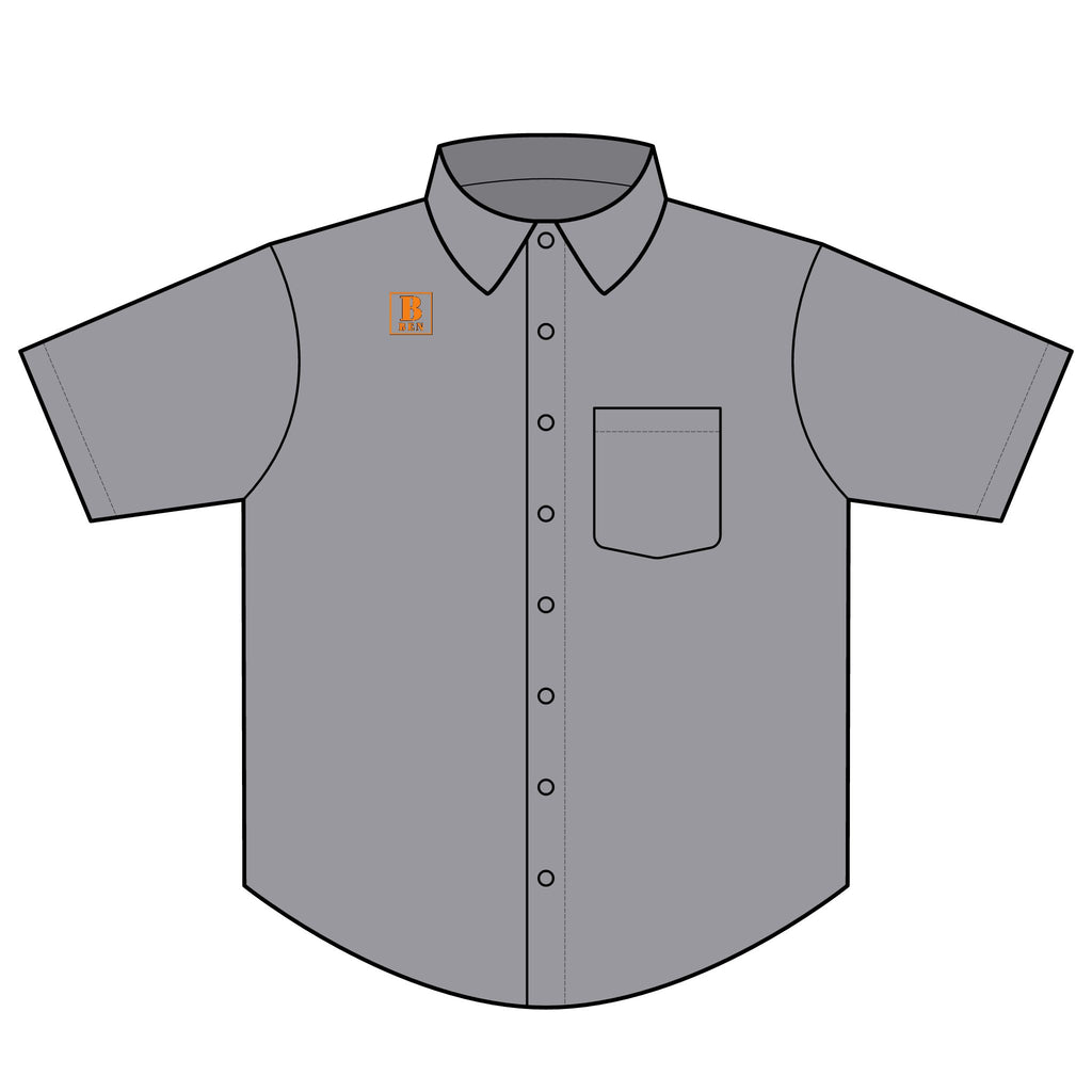 Short Sleeve Twill Shirt — Classic Lightweight Work Shirt