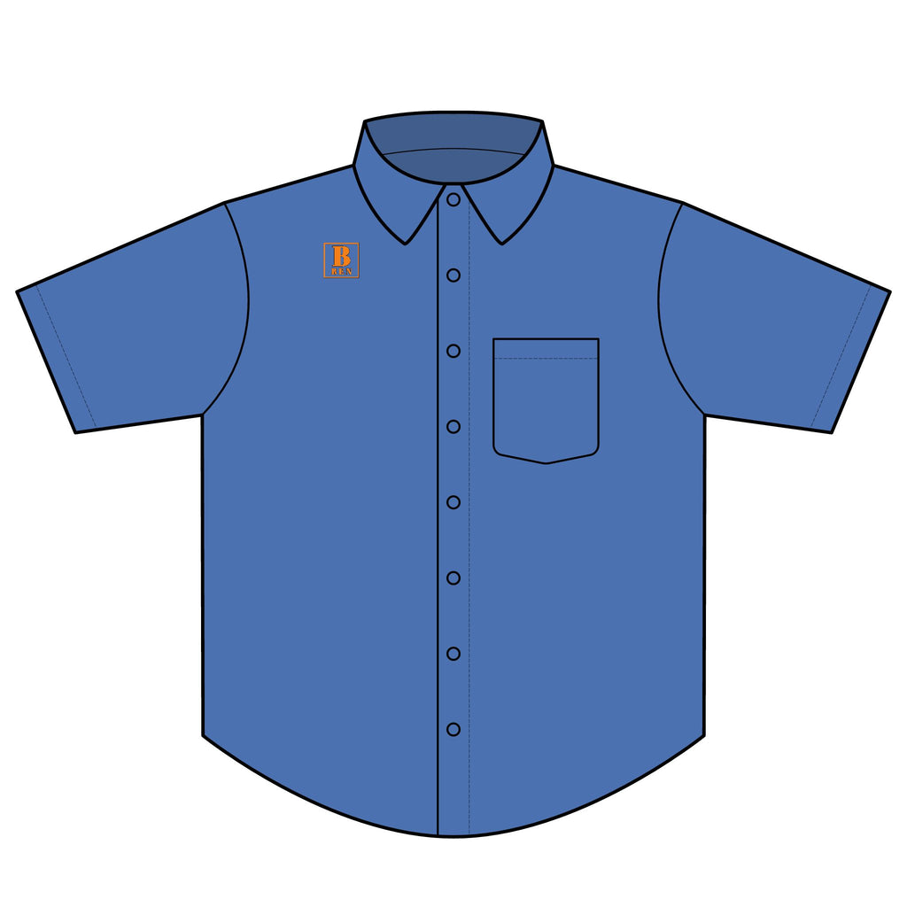 Short Sleeve Twill Shirt — Classic Lightweight Work Shirt