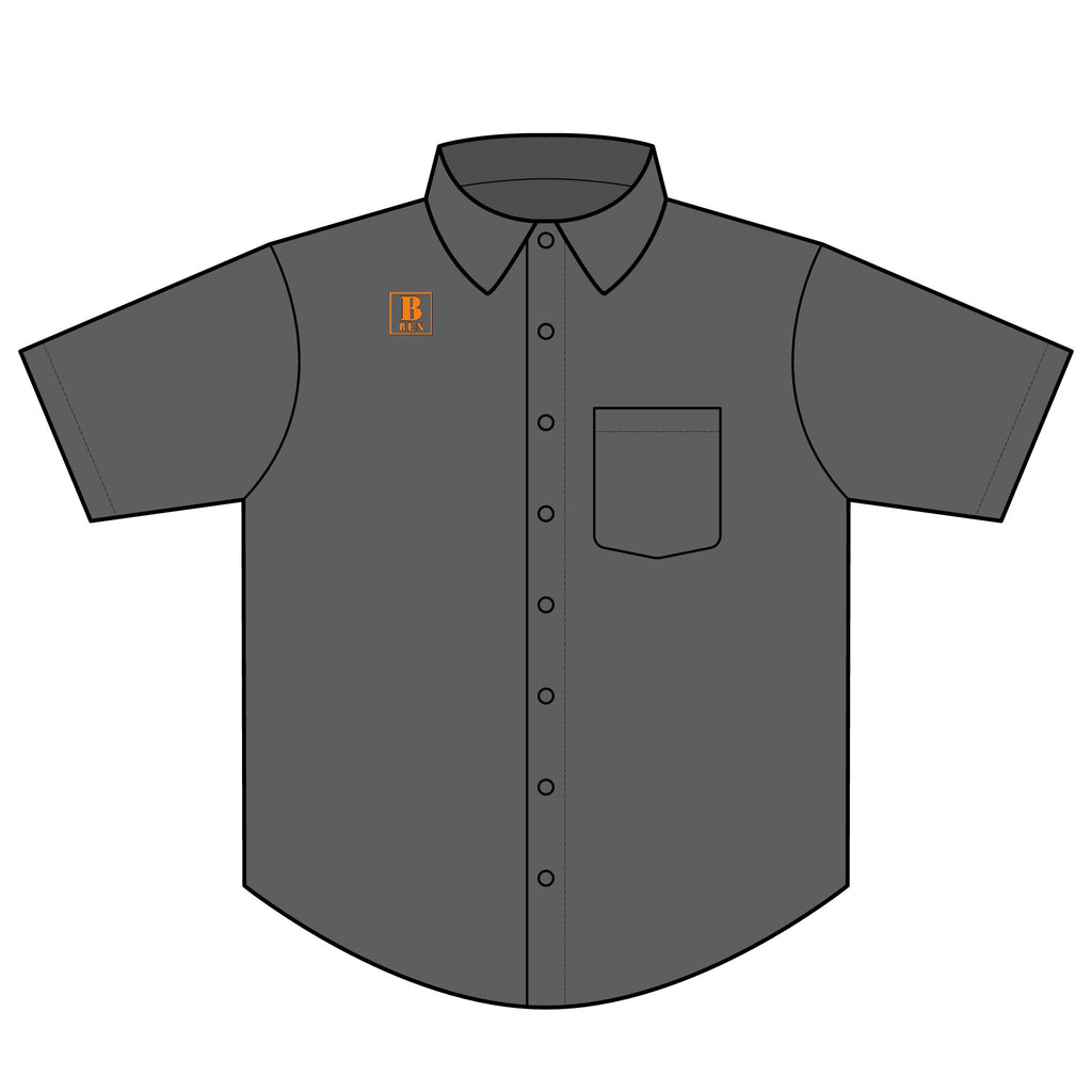 Short Sleeve Twill Shirt — Classic Lightweight Work Shirt