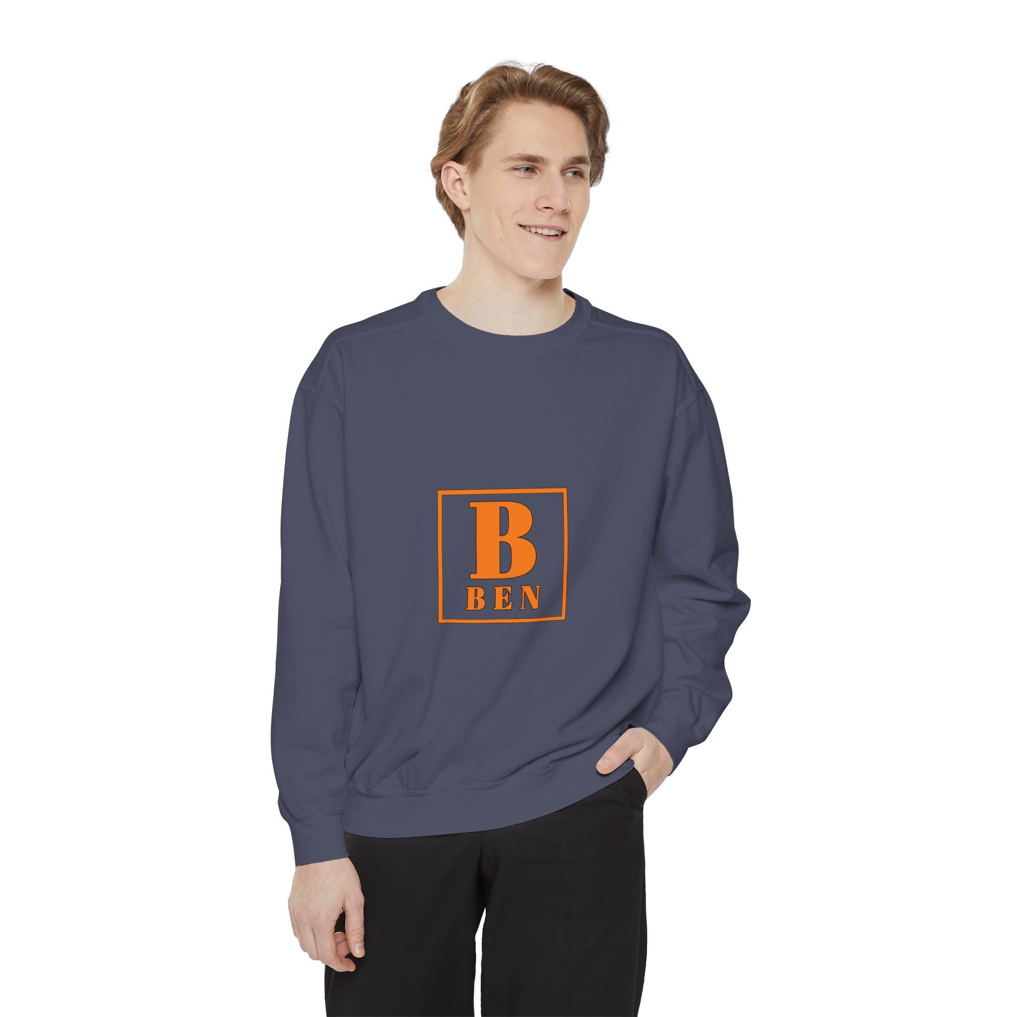 Personalized 'B Ben' Monogram Sweatshirt — Cozy Initial Crewneck