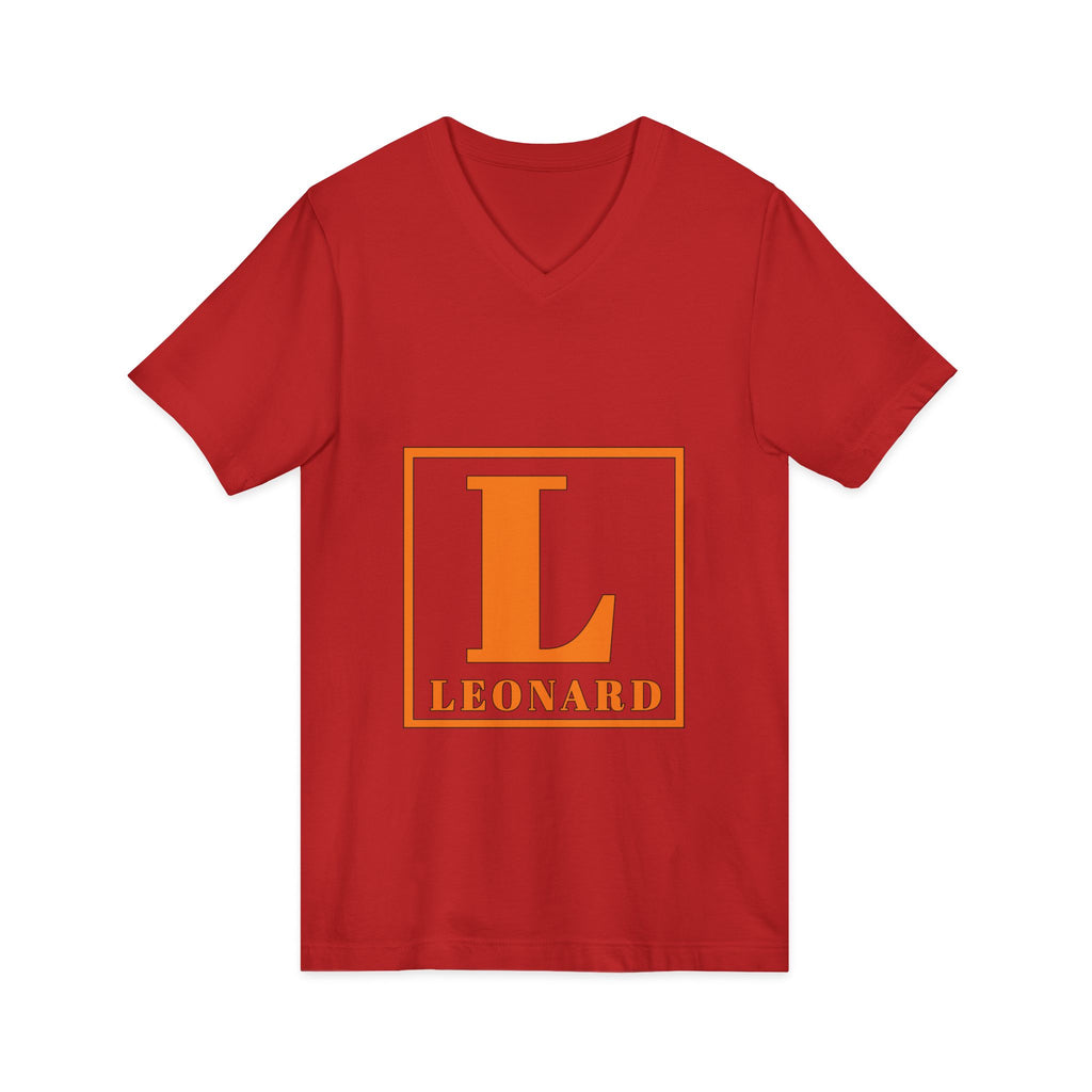 Unisex Jersey Short Sleeve V-Neck Tee