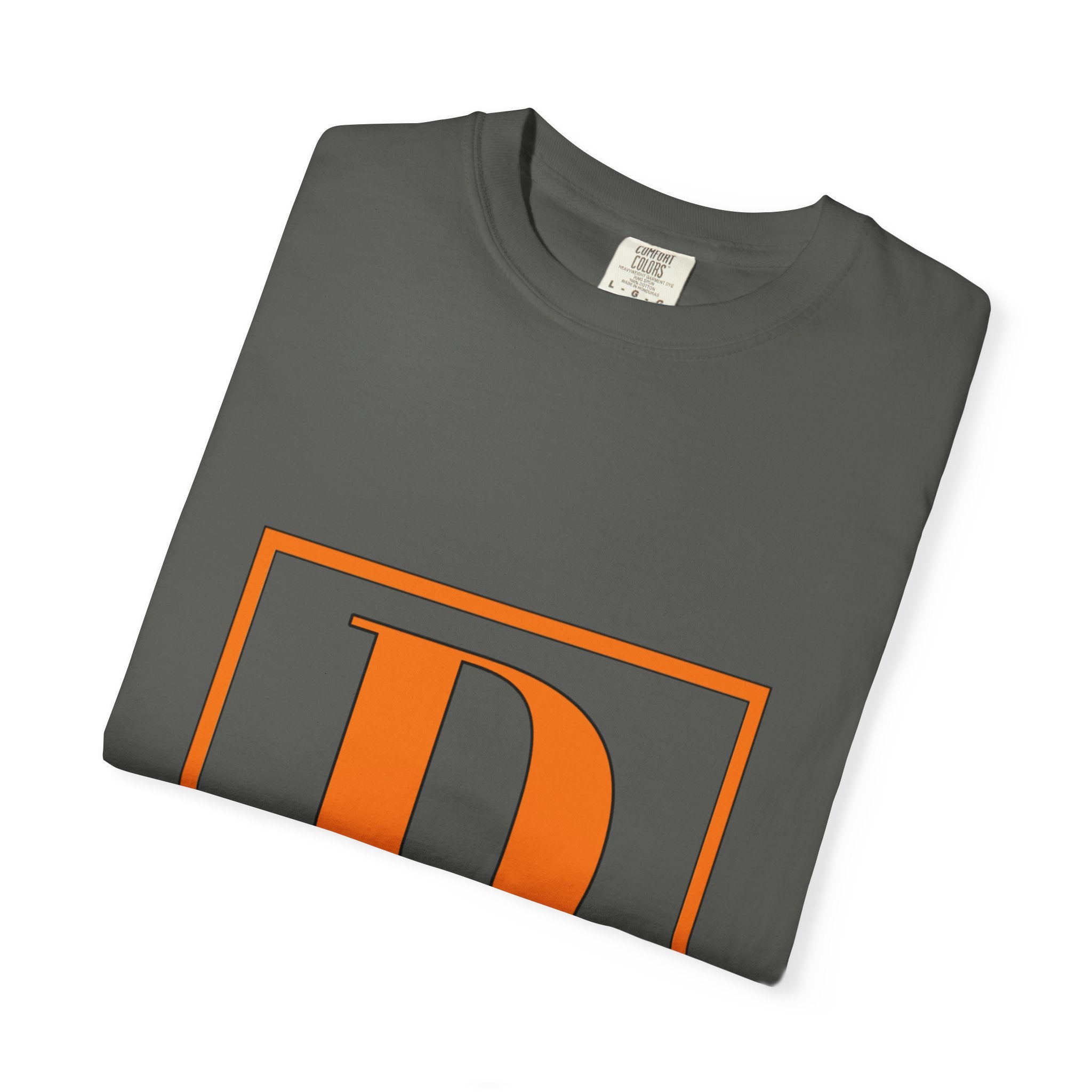 David Monogram T-Shirt — Bold Initial Box Graphic