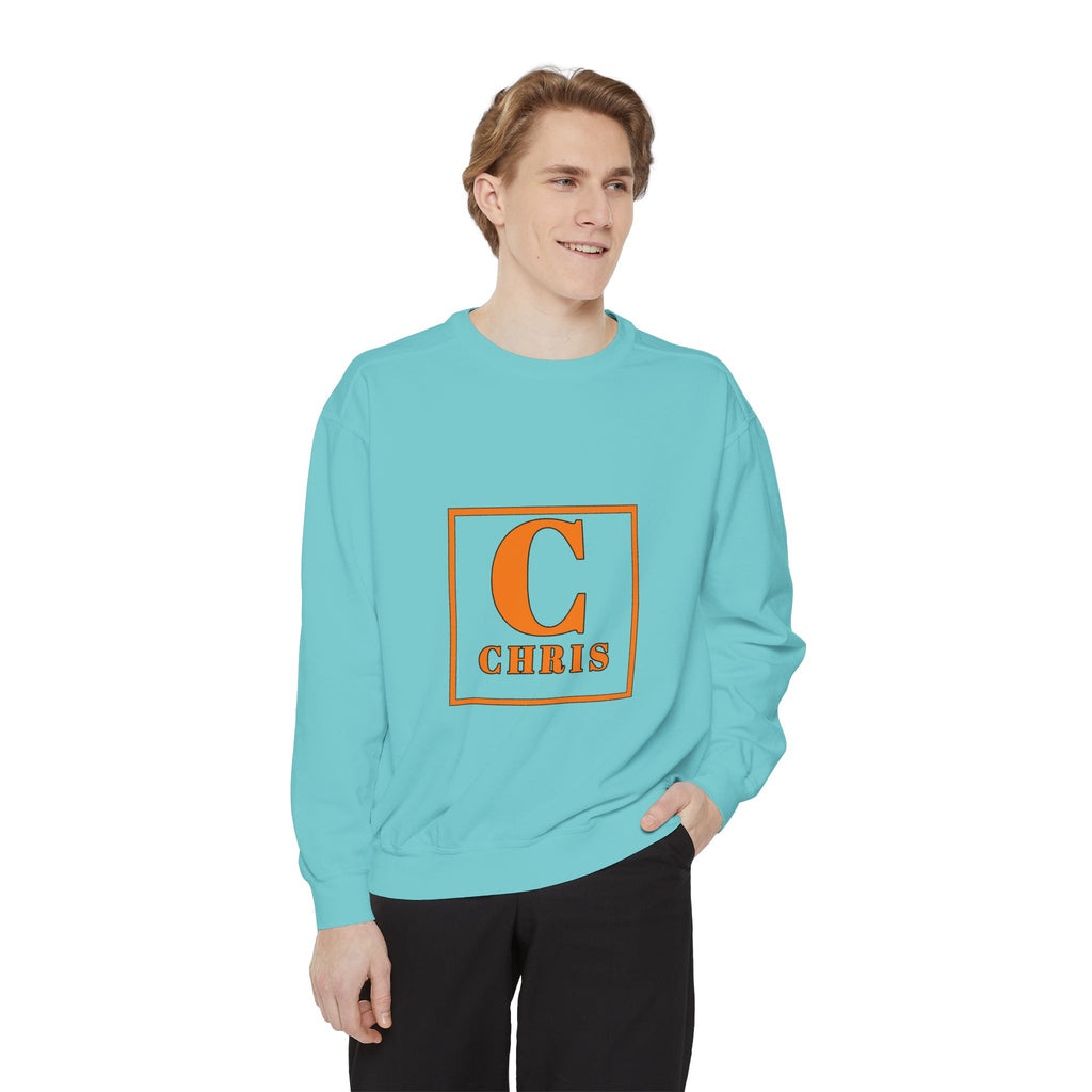 Personalized 'C' Initial Sweatshirt — Chris Monogram Crewneck