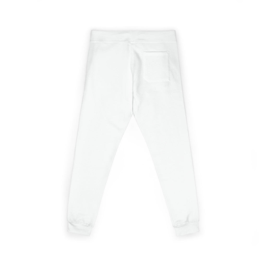 Embroidered Cozy Sweatpants — Minimal Red Crest Lounge Joggers
