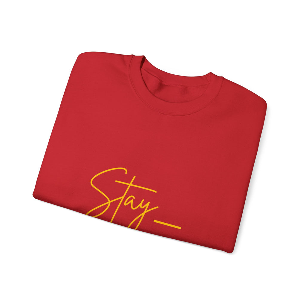 Stay Active Sweatshirt — Motivational Crewneck Pullover