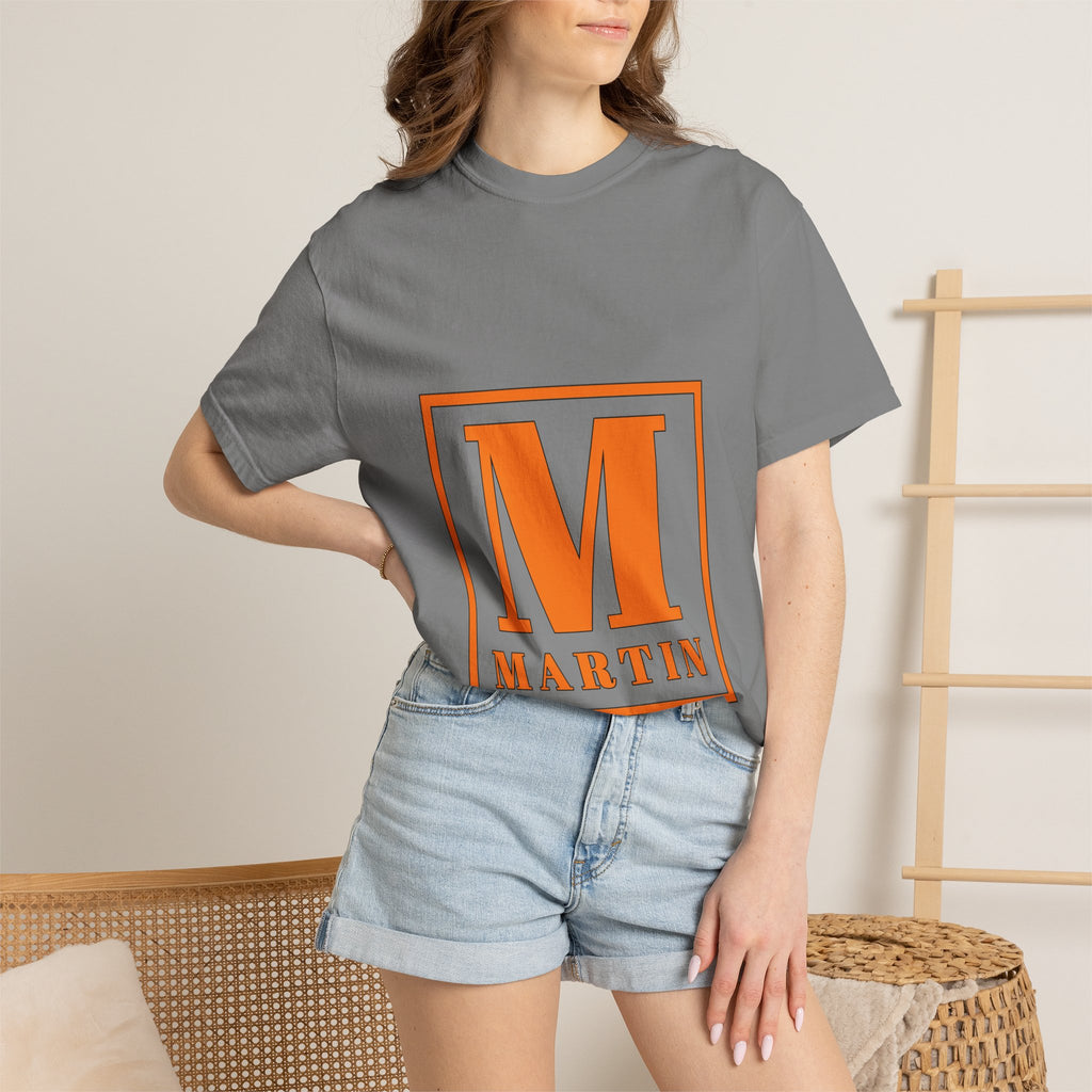 Martin Monogram T-Shirt — Personalized Initial 'M' Block Logo Tee