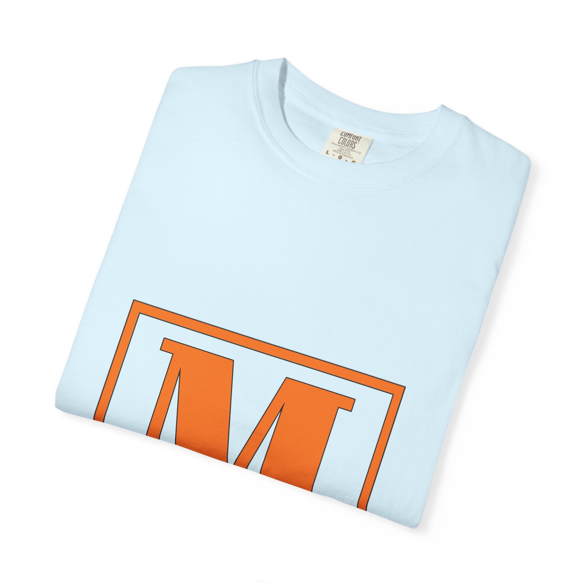 Martin Monogram T-Shirt — Personalized Initial 'M' Block Logo Tee