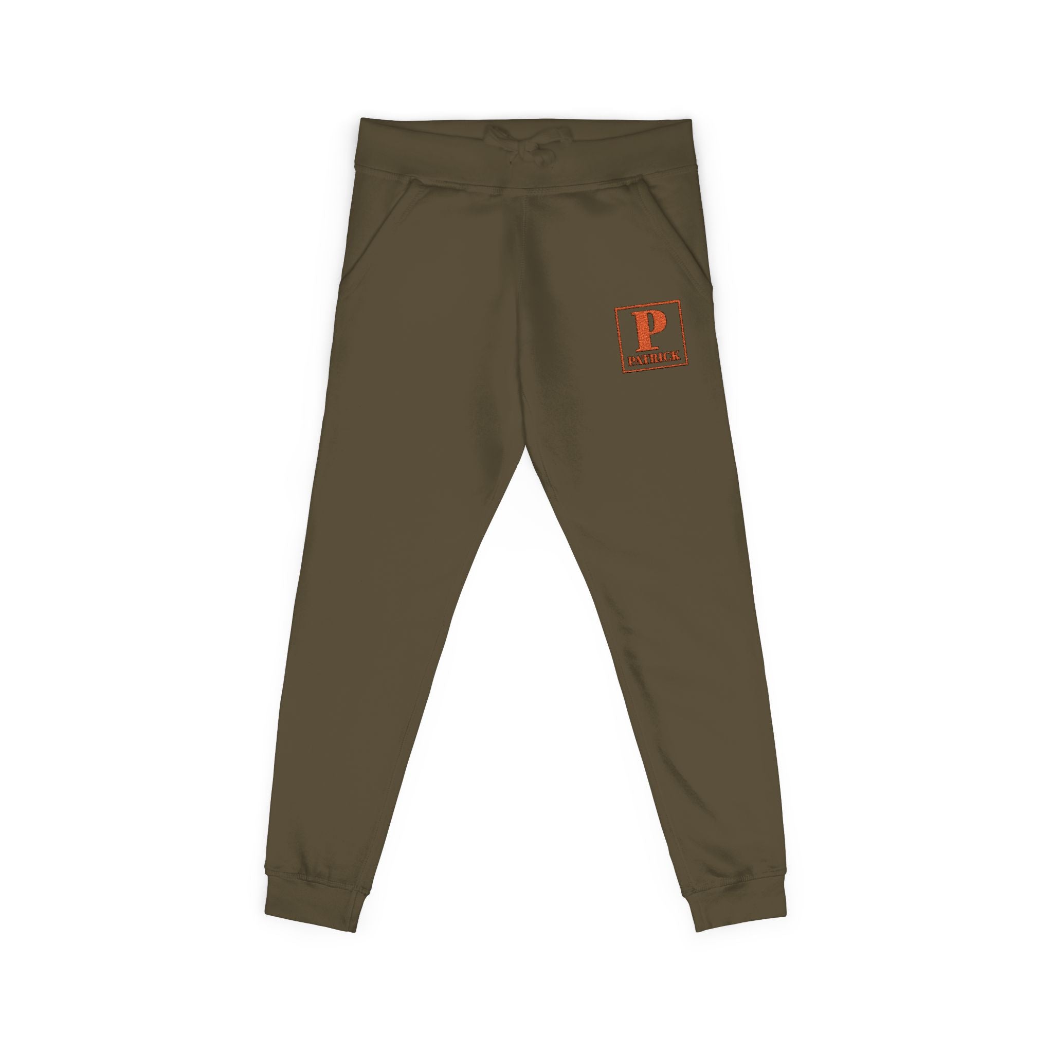 Embroidered 'B' Logo Fleece Sweatpants — Cozy Casual Joggers