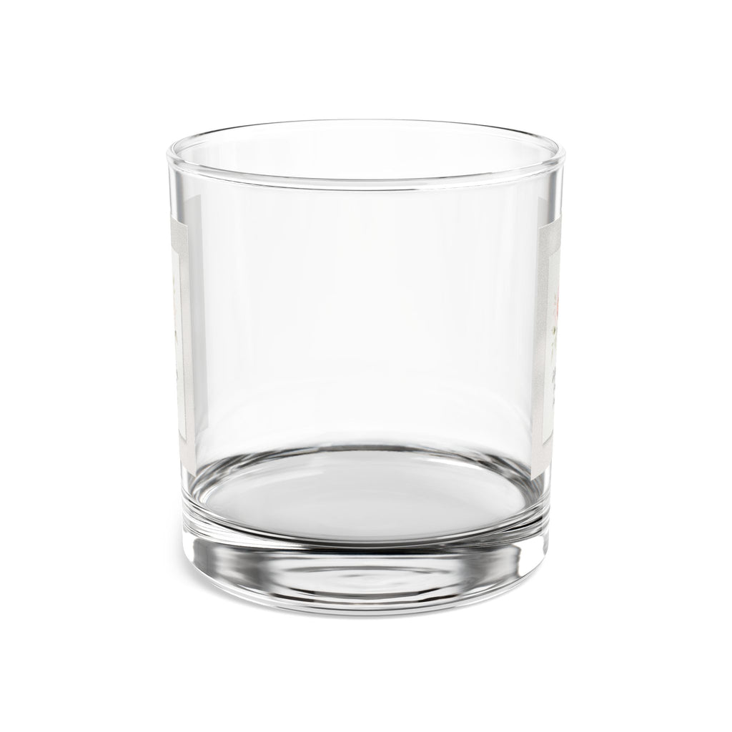 10oz Whiskey Rocks Glass — Floral Quote Barware Gift