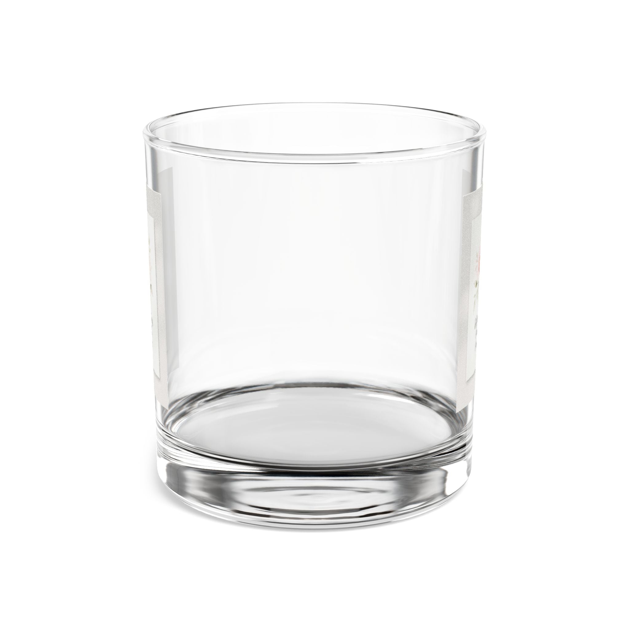 10oz Whiskey Rocks Glass — Floral Quote Barware Gift