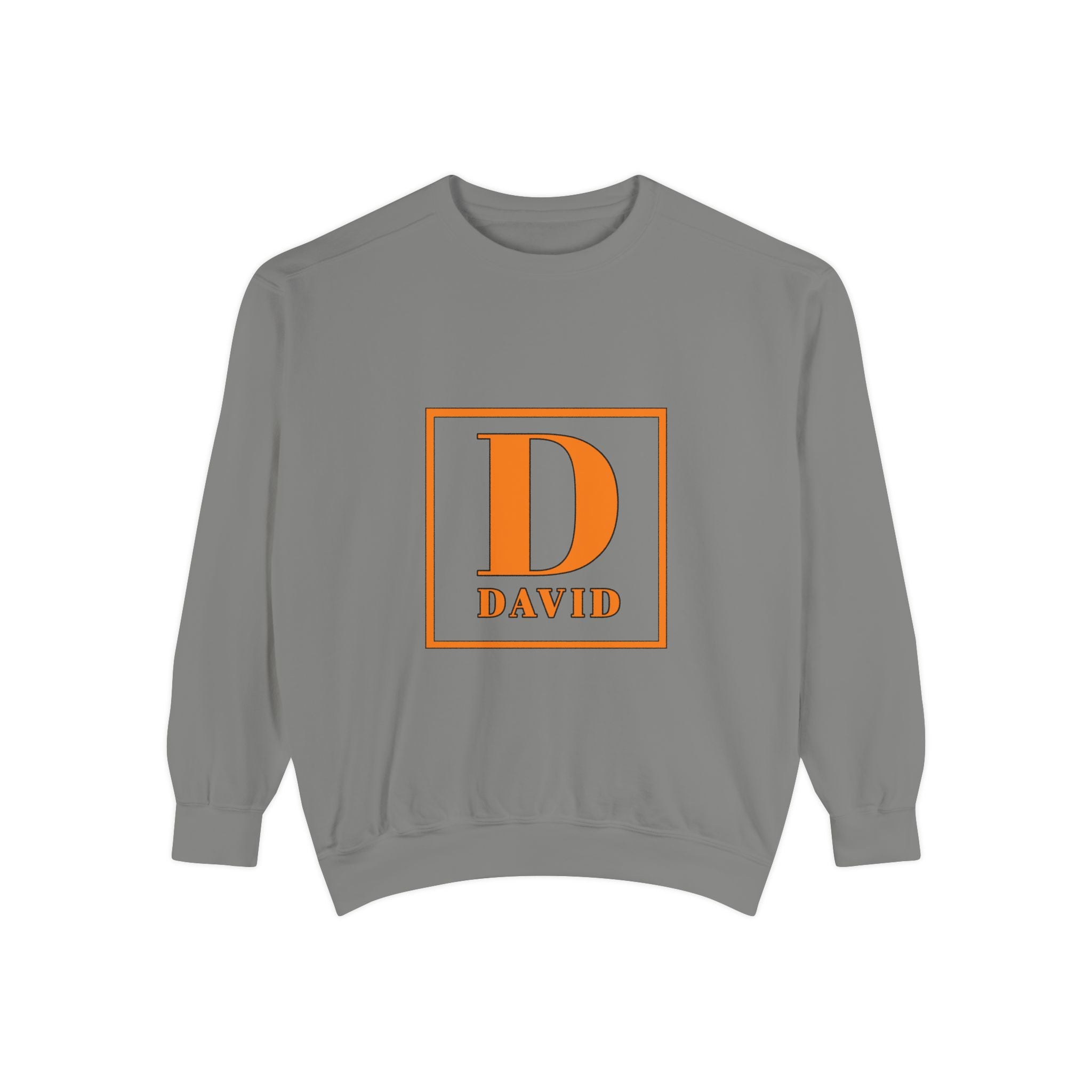 David Monogram Sweatshirt — Personalized Initial D Crewneck
